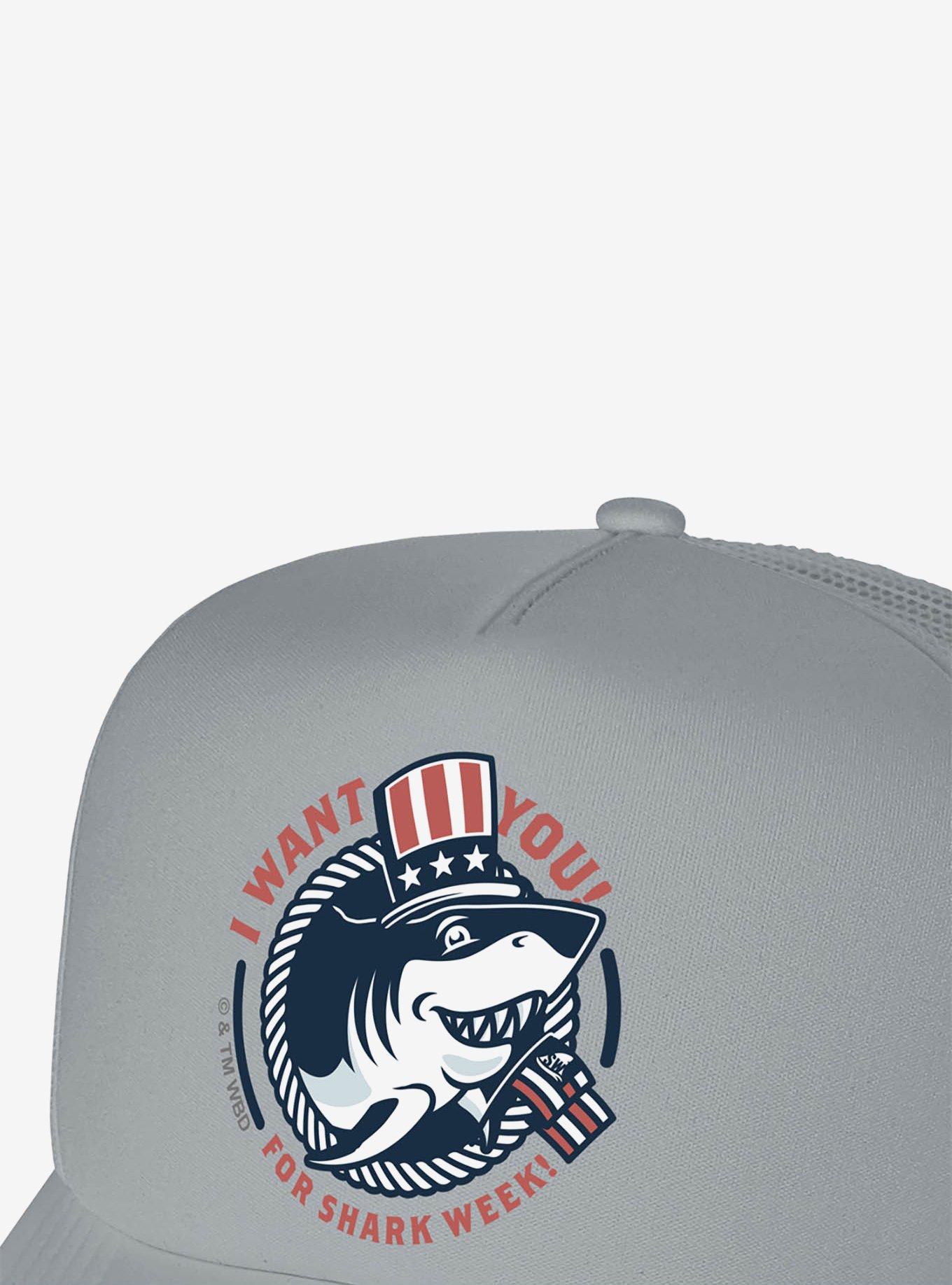 Shark Week: Television Series I Want You Foam Trucker Hat, , alternate