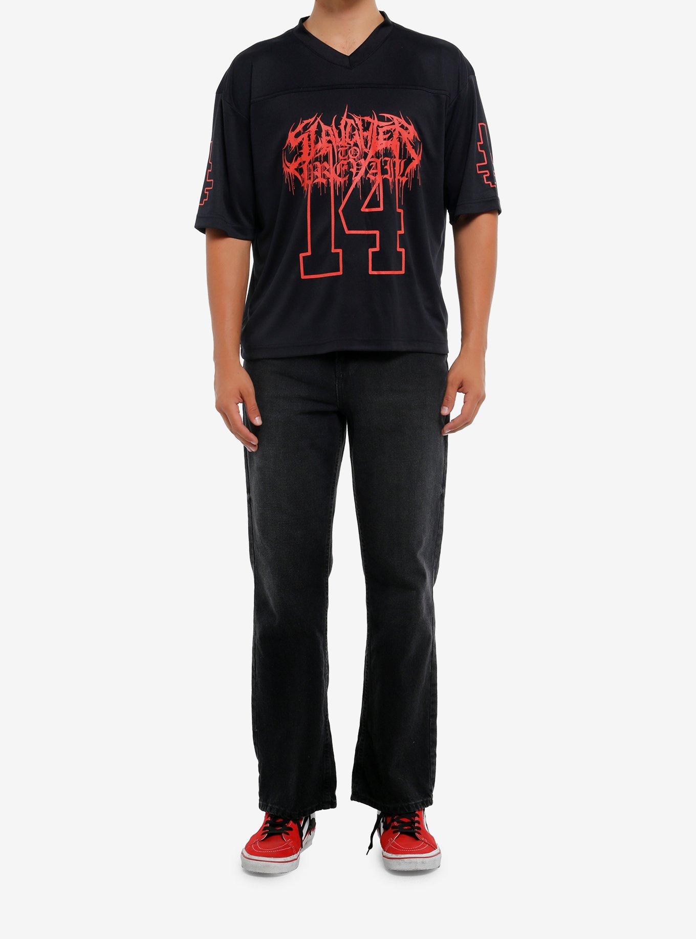 Slaughter To Prevail Logo Football Jersey, , hi-res