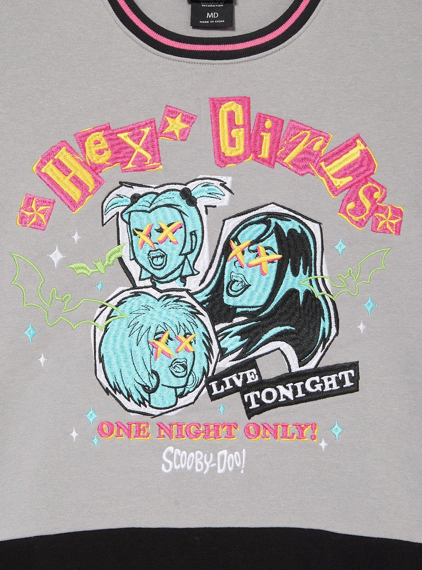 Scooby-Doo! The Hex Girls Embroidered Panel Crewneck - BoxLunch Exclusive, , hi-res