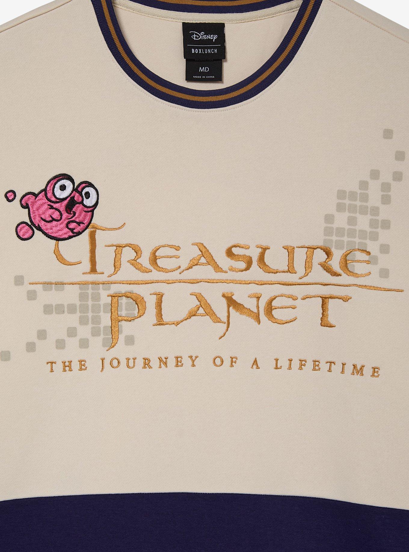 Disney Treasure Planet Logo Panel Crewneck - BoxLunch Exclusive, , hi-res