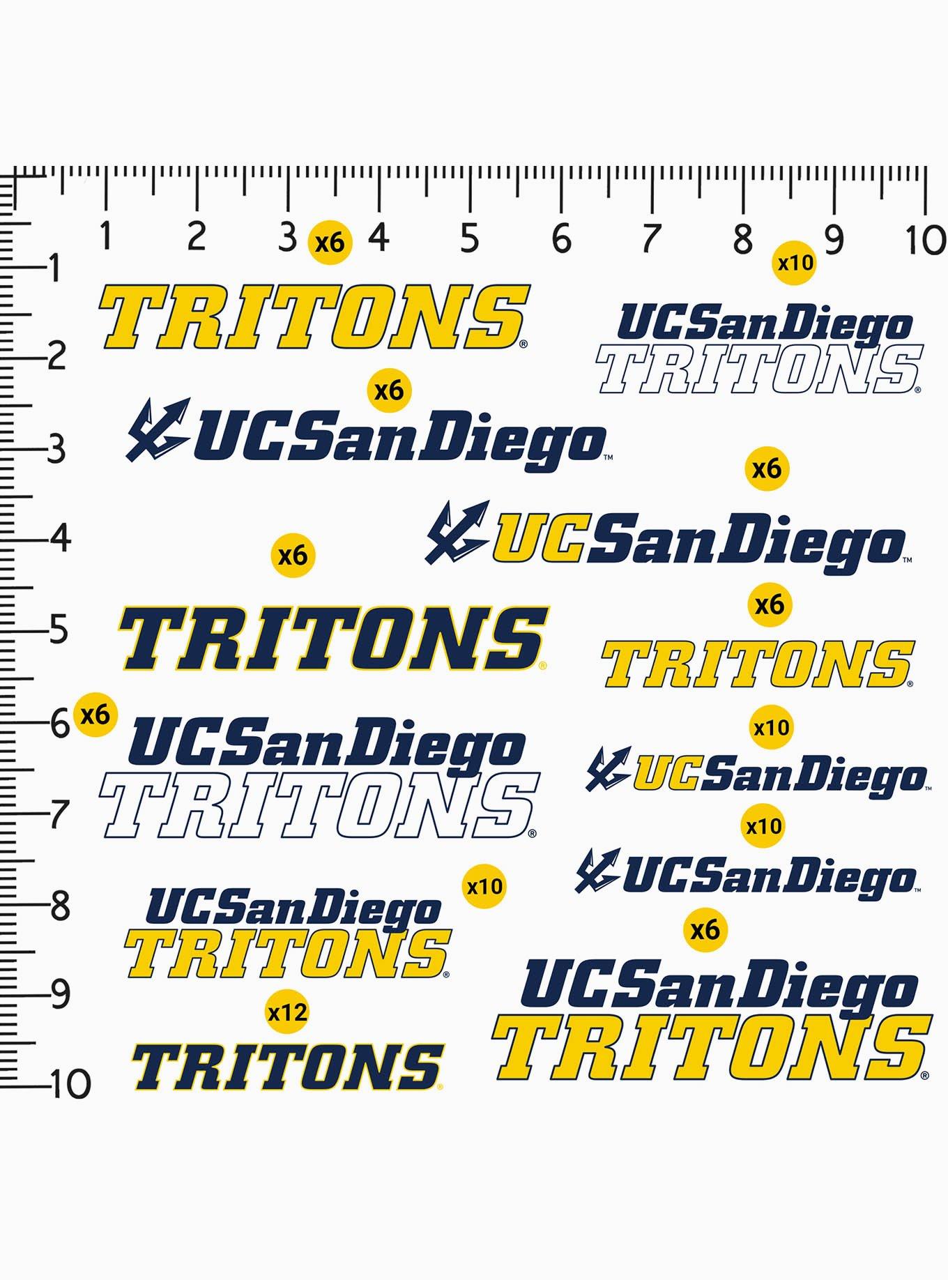 UC San Diego Tritons 100 Ct. Sticker Pack, , alternate