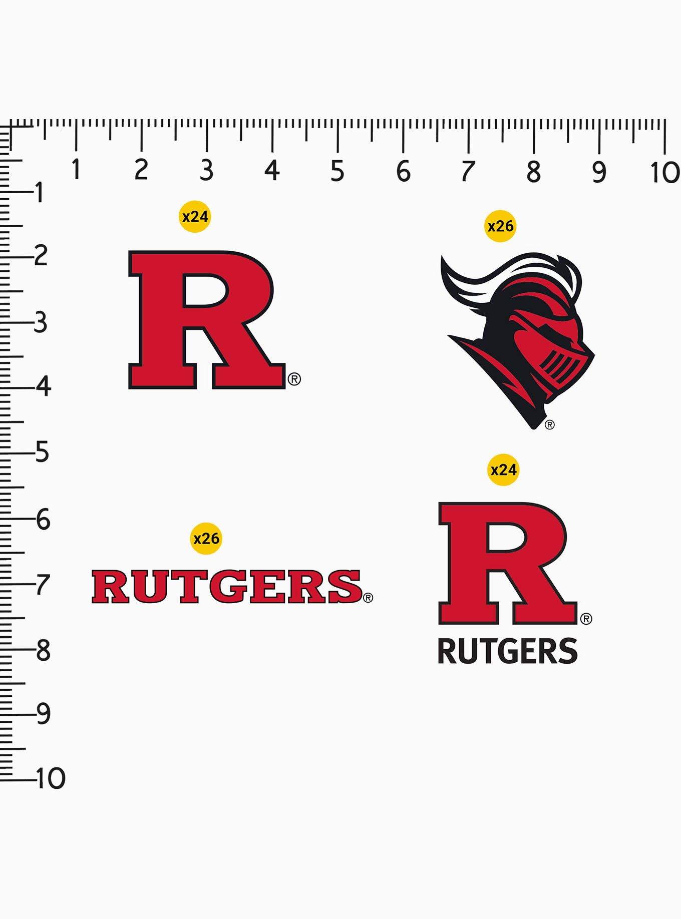 Rutgers University 100 Ct. Sticker Pack, , alternate