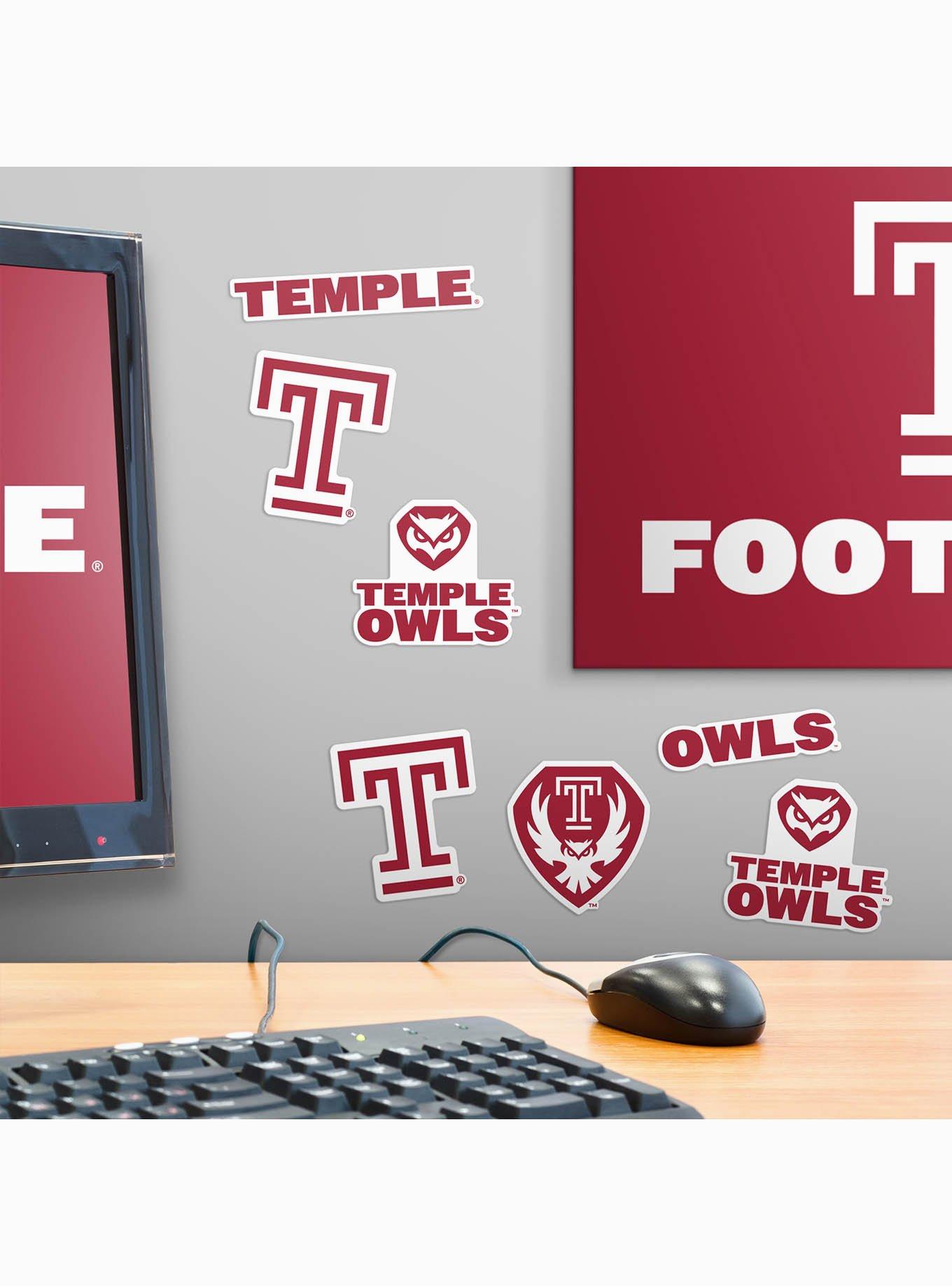 Temple University Owls 100 Ct. Sticker Pack, , alternate