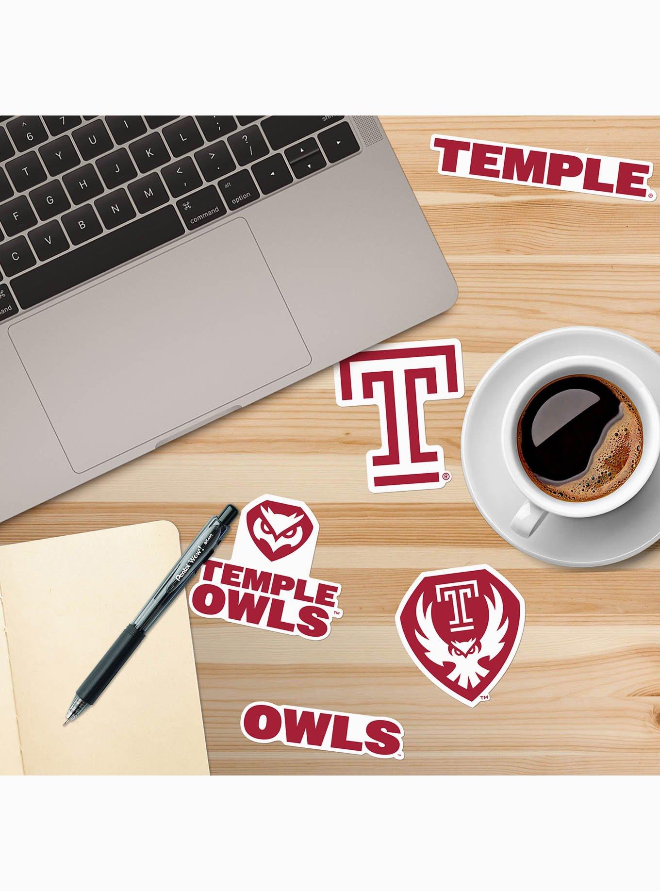 Temple University Owls 100 Ct. Sticker Pack, , alternate