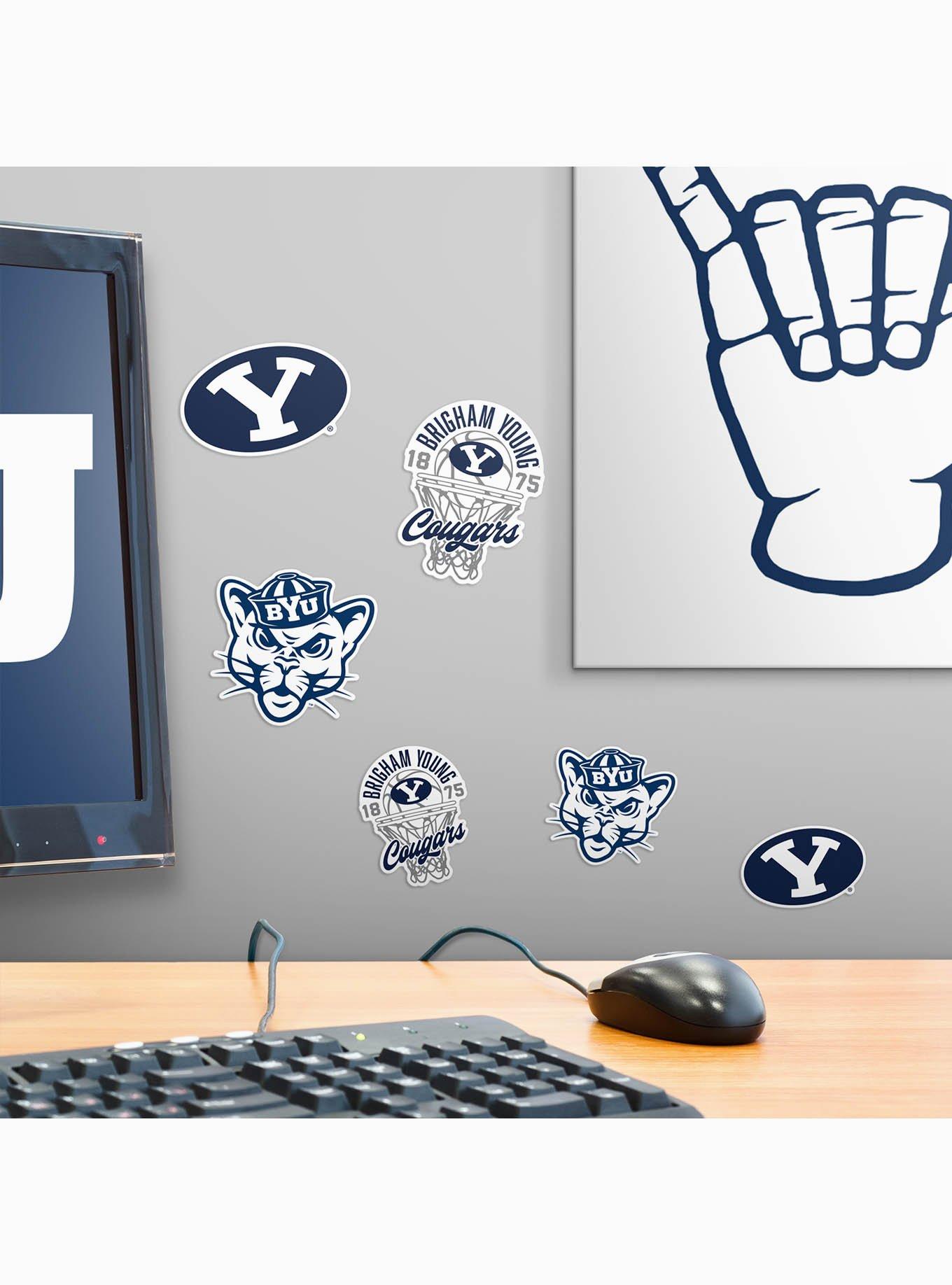 Brigham Young University BYU 100 Ct. Sticker Pack, , alternate