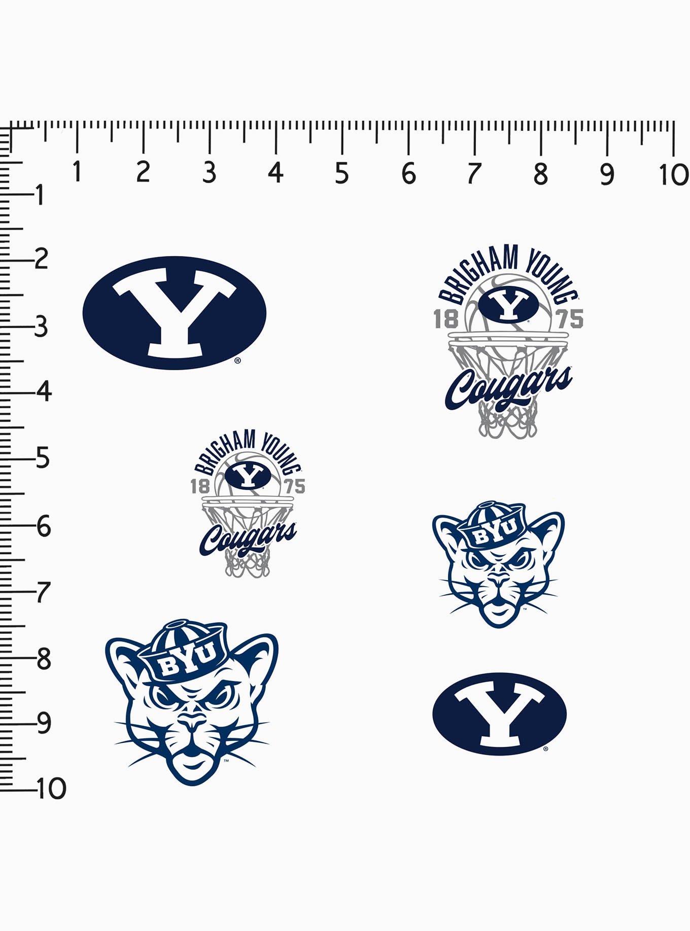 Brigham Young University BYU 100 Ct. Sticker Pack, , alternate