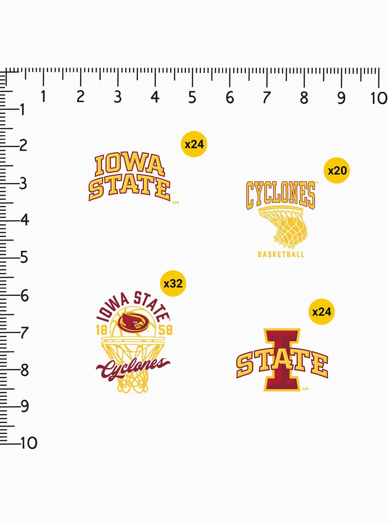 Iowa State University Basketball 100Ct. Sticker Pack, , alternate