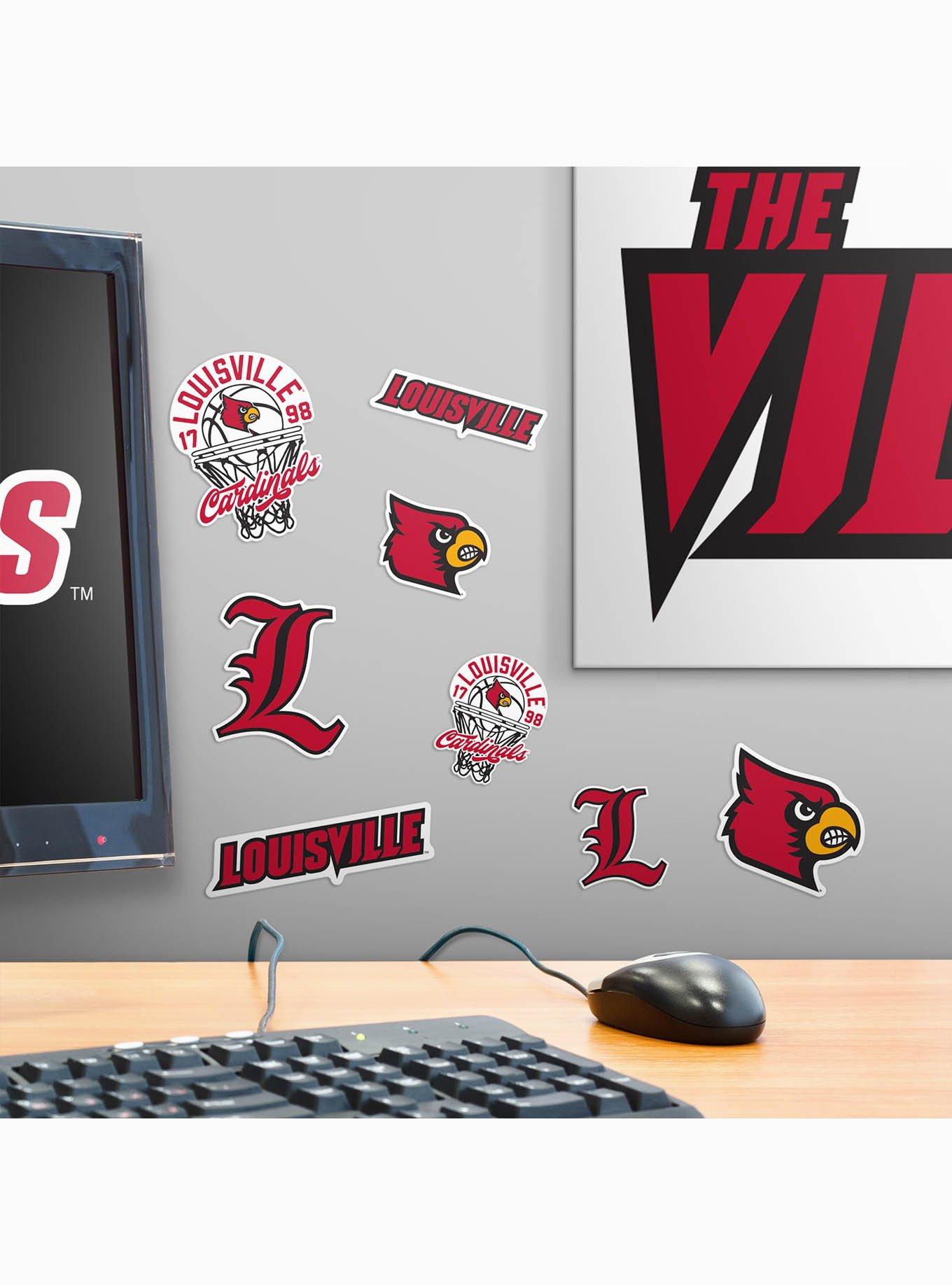 University Of Louisville Cardinals Basketball 100 Ct. Sticker Pack, , alternate