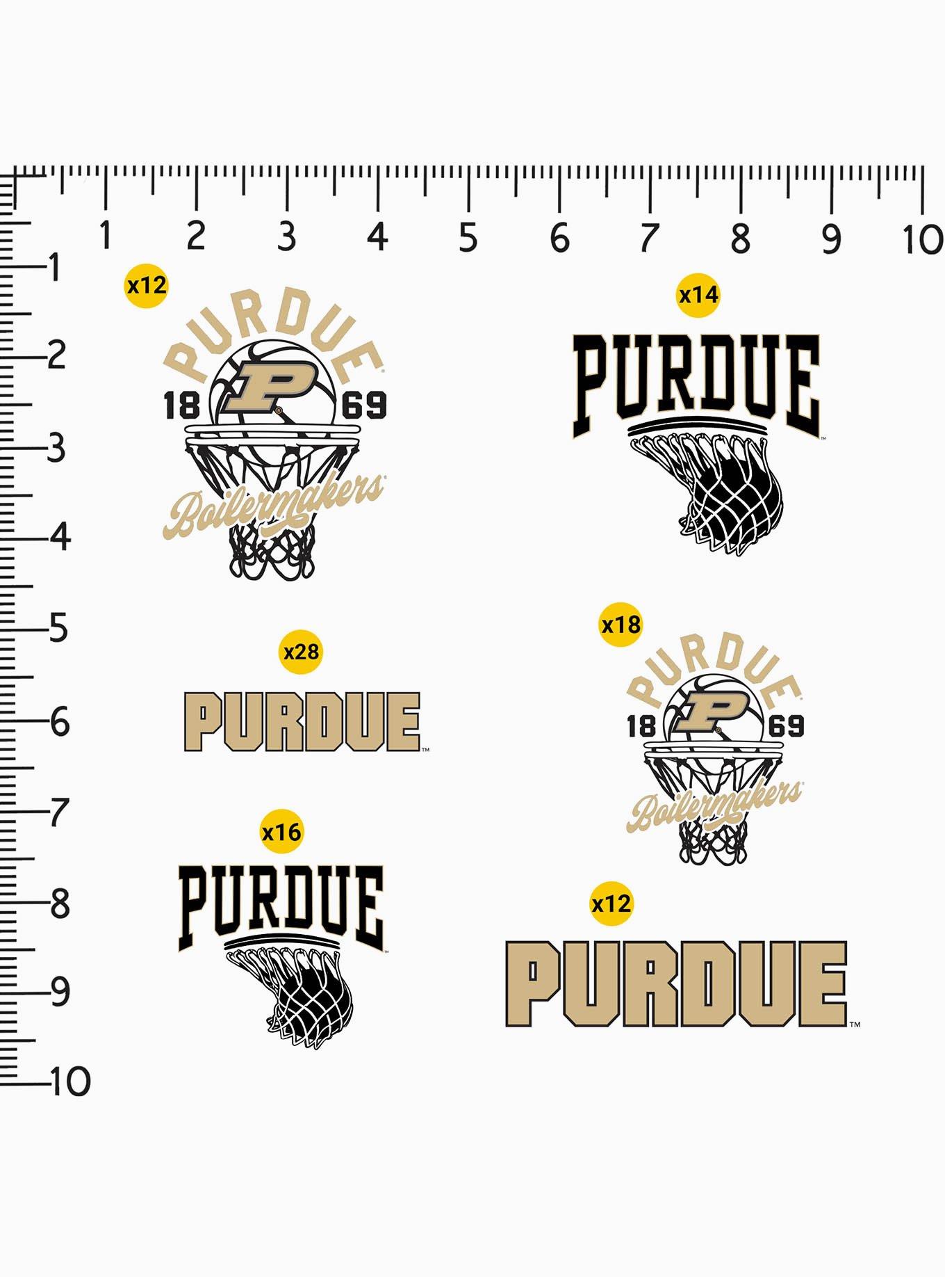 Purdue University Basketball 100Ct. Sticker Pack, , alternate