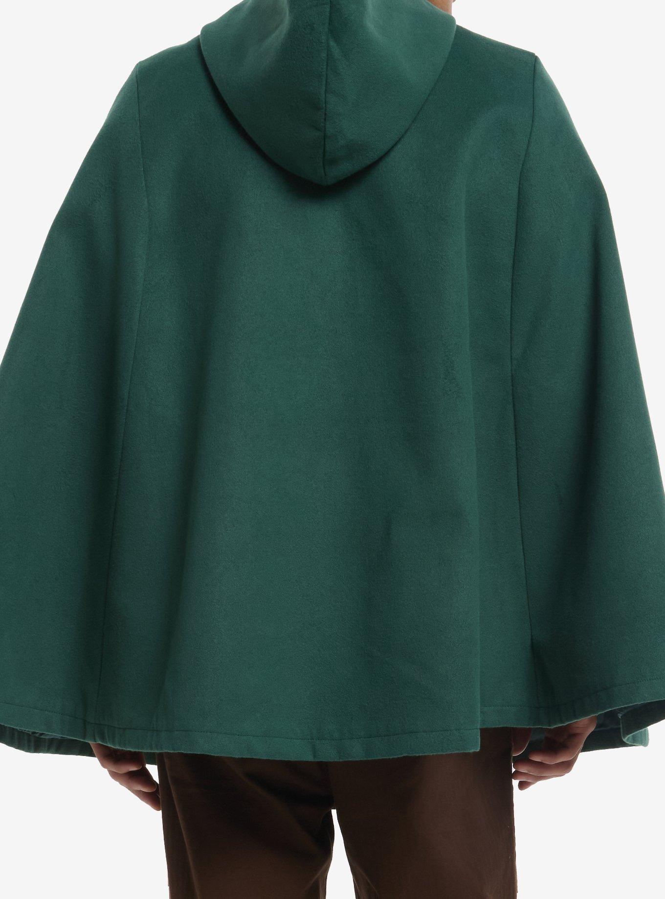 The Lord Of The Rings Hobbit Hooded Cape, GREEN, alternate
