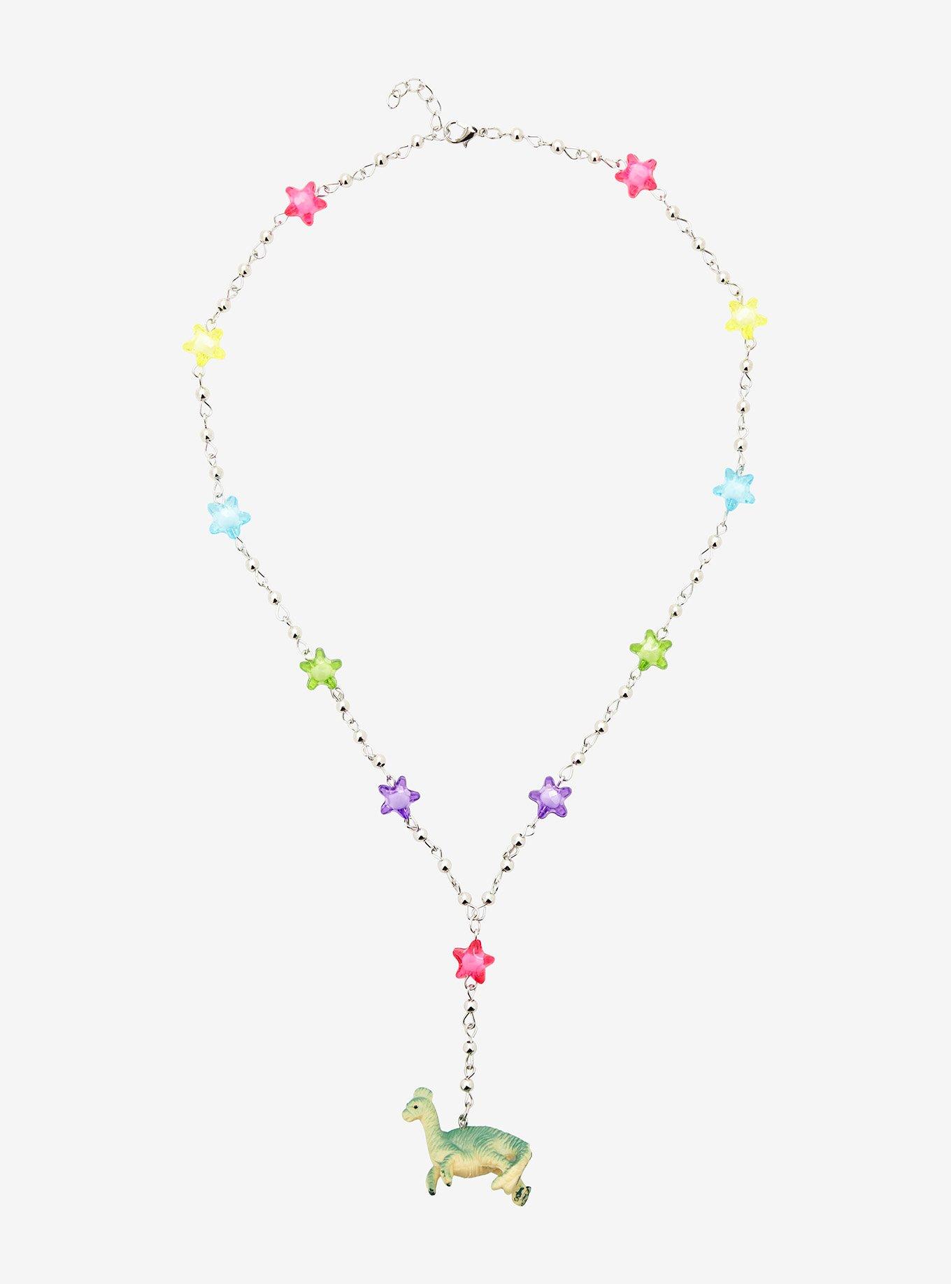 Dinosaur Star Rosary Necklace, , hi-res