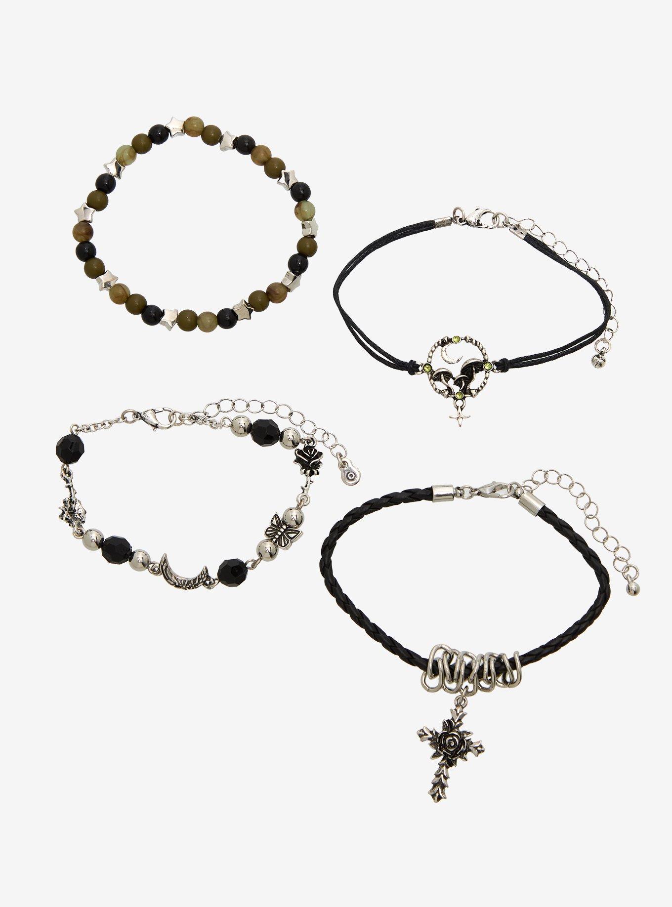 Thorn & Fable Grunge Cross Forest Bracelet Set, , hi-res