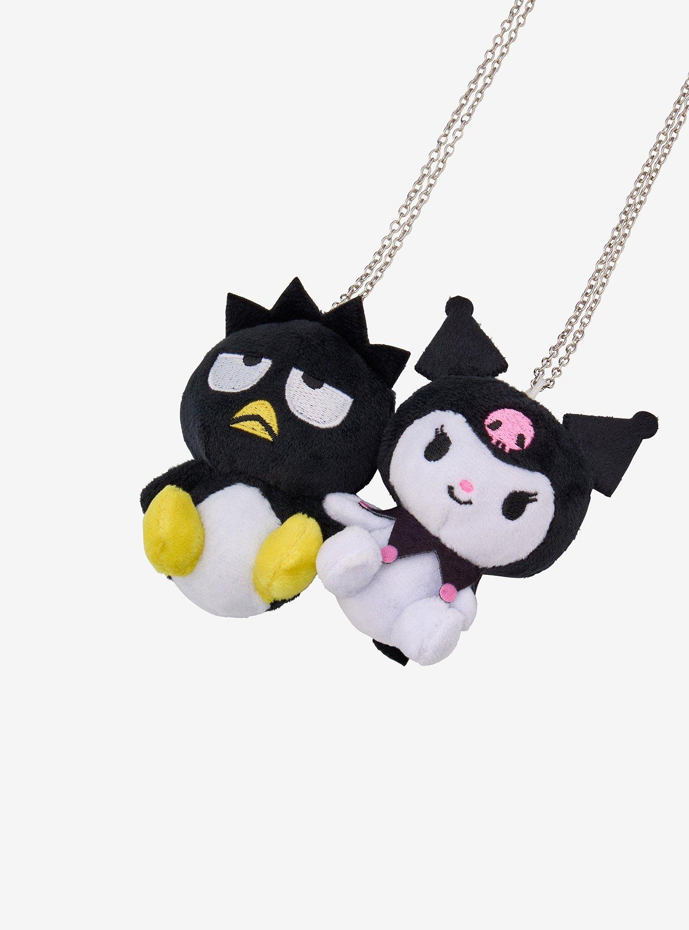 Kuromi & Badtz-Maru Plush Best Friend Necklace Set, , alternate