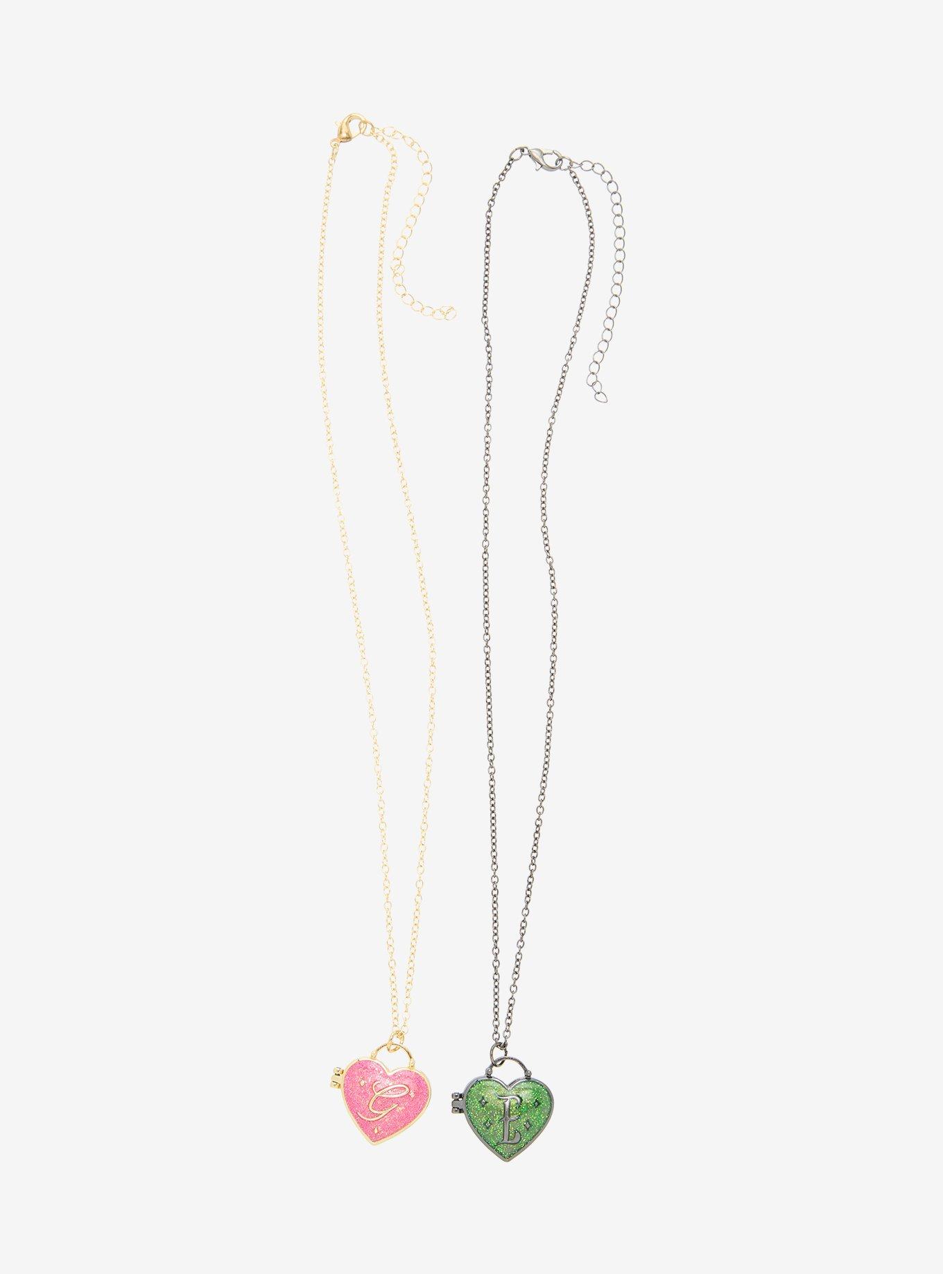 Wicked Glinda & Elphaba Best Friend Locket Necklace Set, , hi-res
