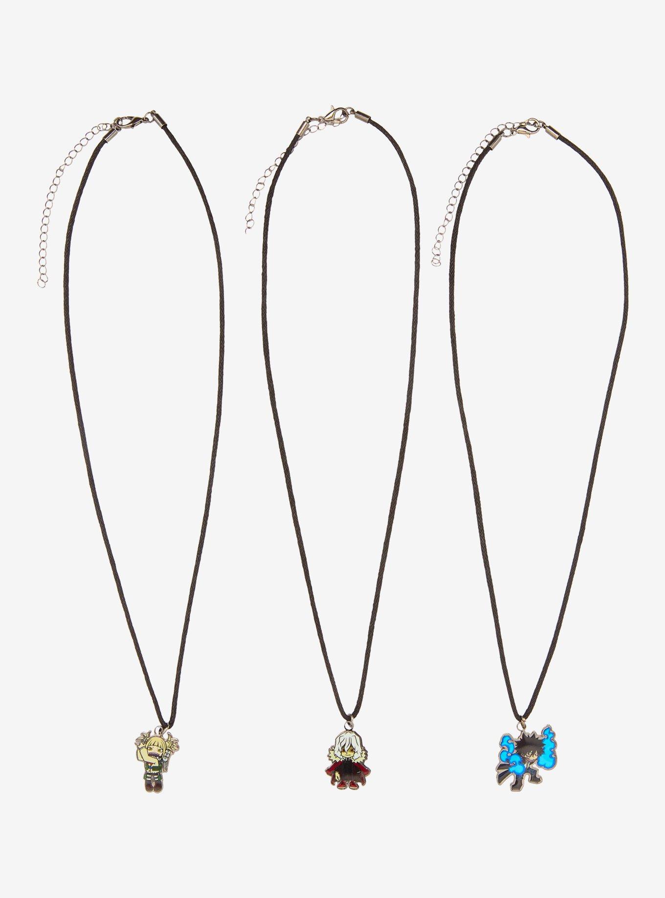 My Hero Academia Villains Trio Cord Necklace Set, , hi-res