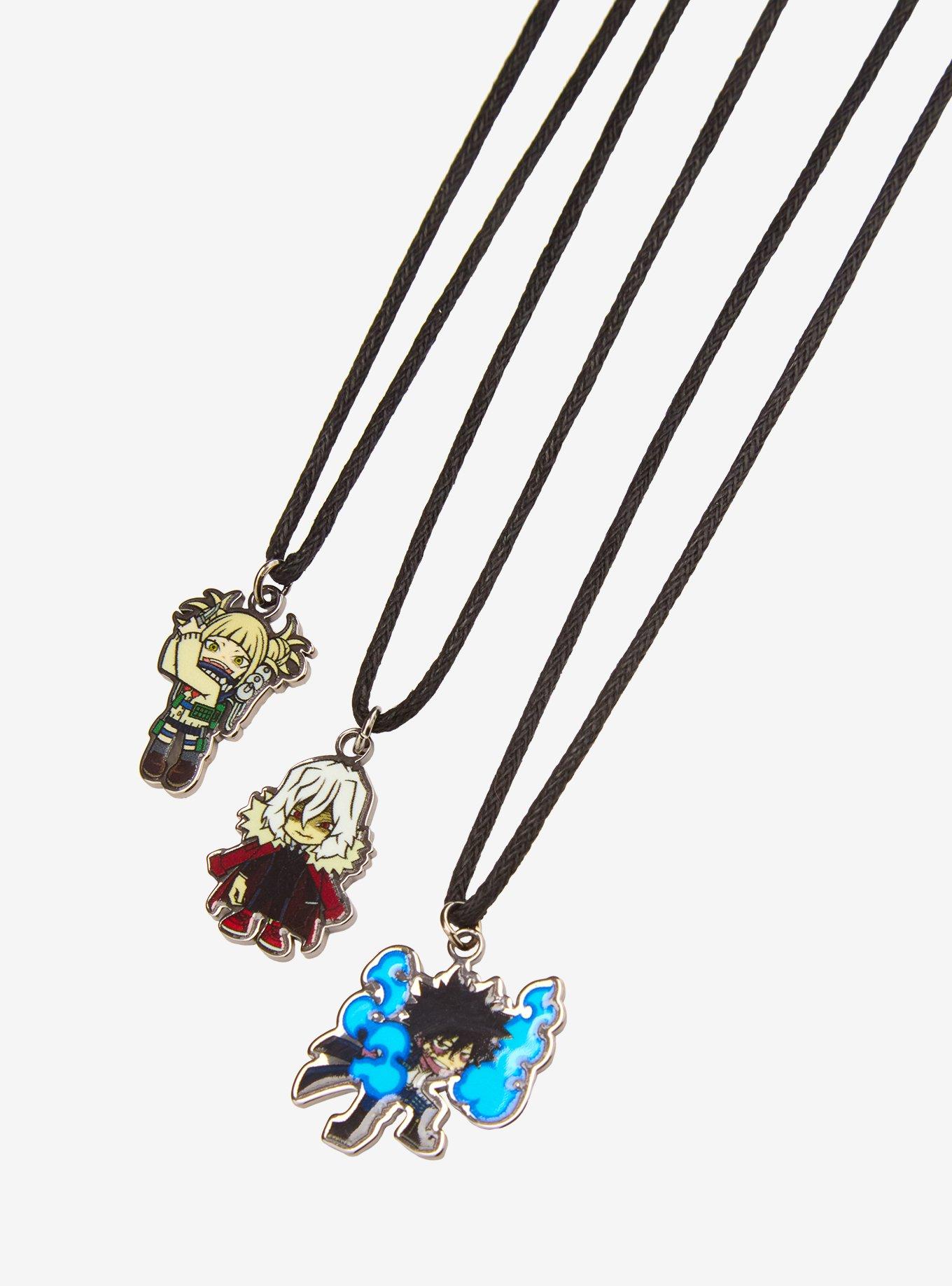 My Hero Academia Villains Trio Cord Necklace Set, , alternate