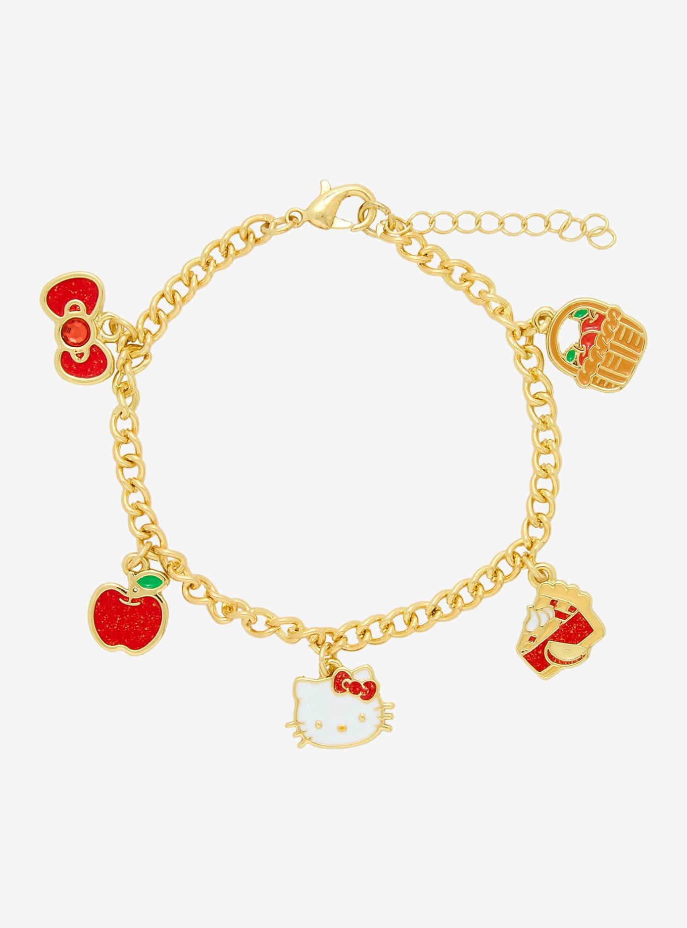 Hello Kitty Apple Charm Bracelet, , hi-res