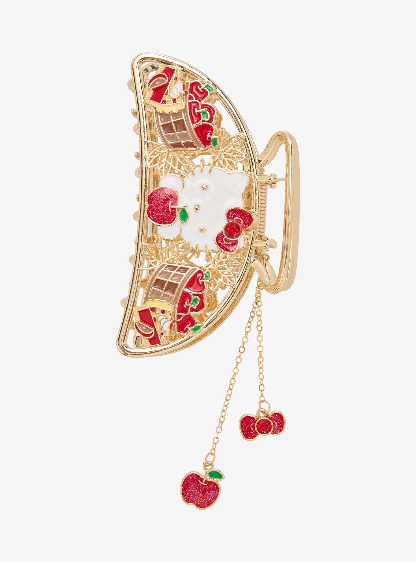 Hello Kitty Apple Picking Claw Hair Clip, , hi-res
