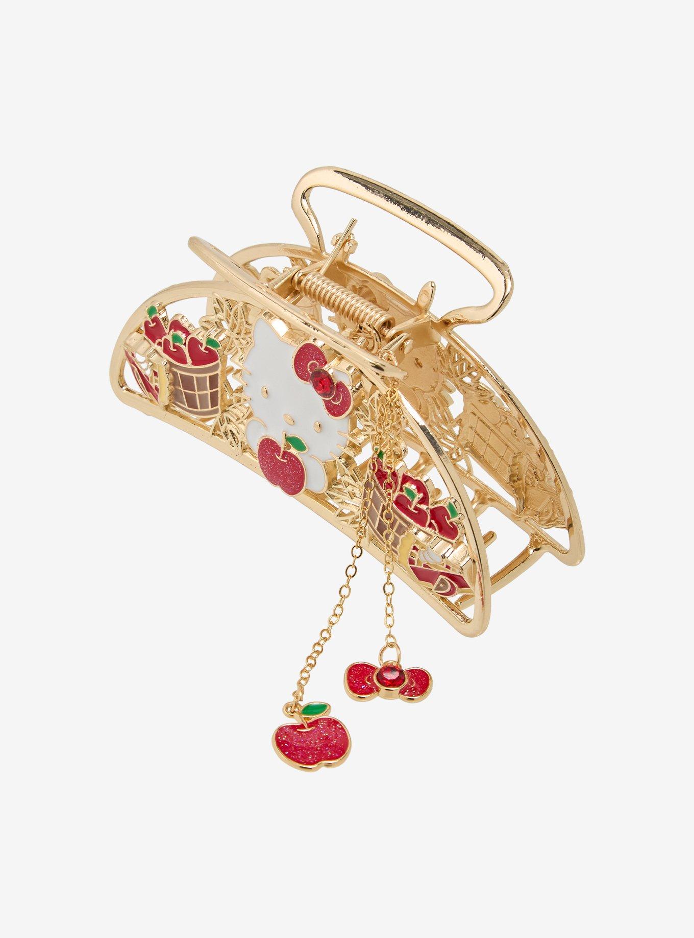 Hello Kitty Apple Picking Claw Hair Clip, , alternate