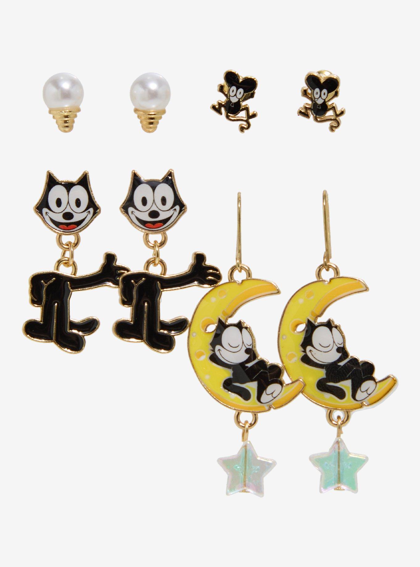 Felix The Cat Earring Set, , hi-res