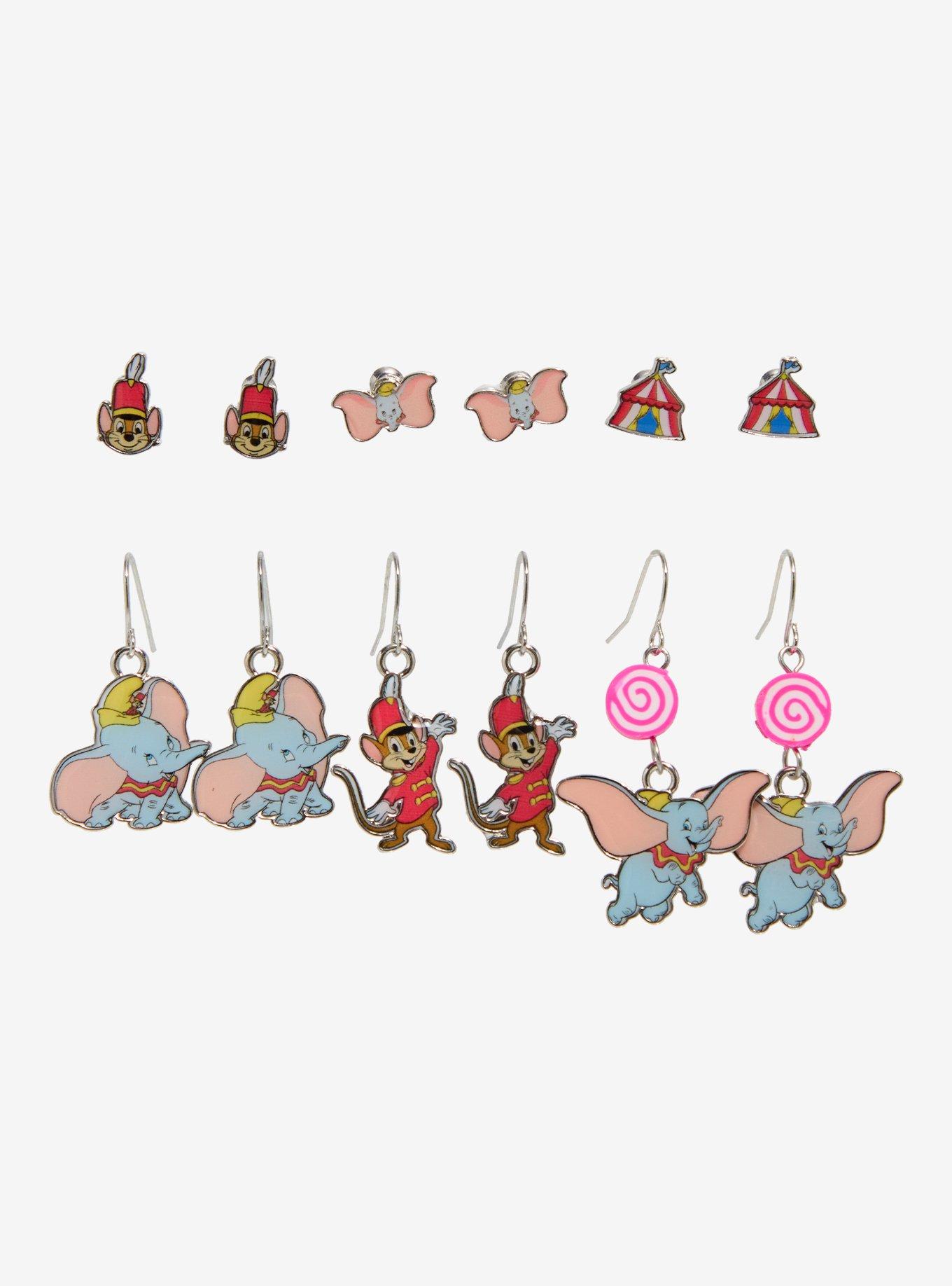 Disney Dumbo Characters Earring Set, , hi-res