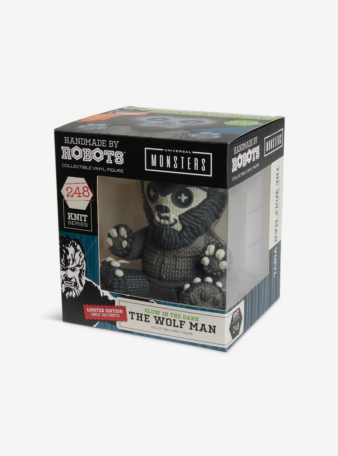 Universal Monsters The Wolf Man 248 Limited Edition Glow In The Dark Handmade by Robots Vinyl Figure, , alternate