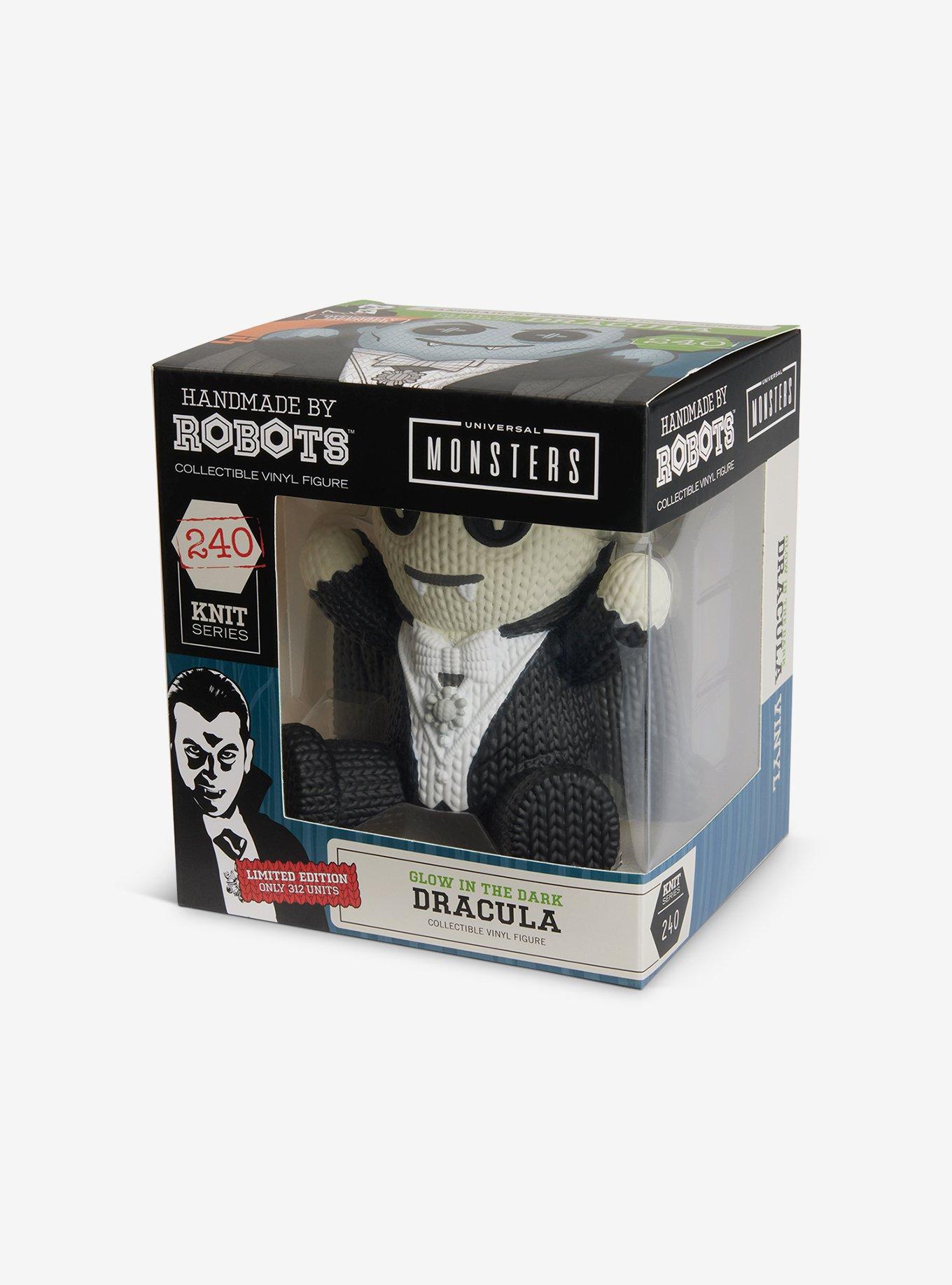 Universal Monsters Dracula 240 Limited Edition Glow In The Dark Handmade by Robots Vinyl Figure, , alternate