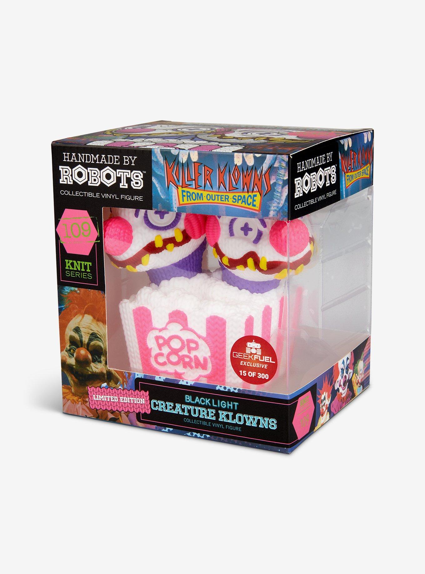 Killer Klowns Popcorn Creature Klowns 109 Limited Edition Blacklight Handmade by Robots Vinyl Figure, , alternate
