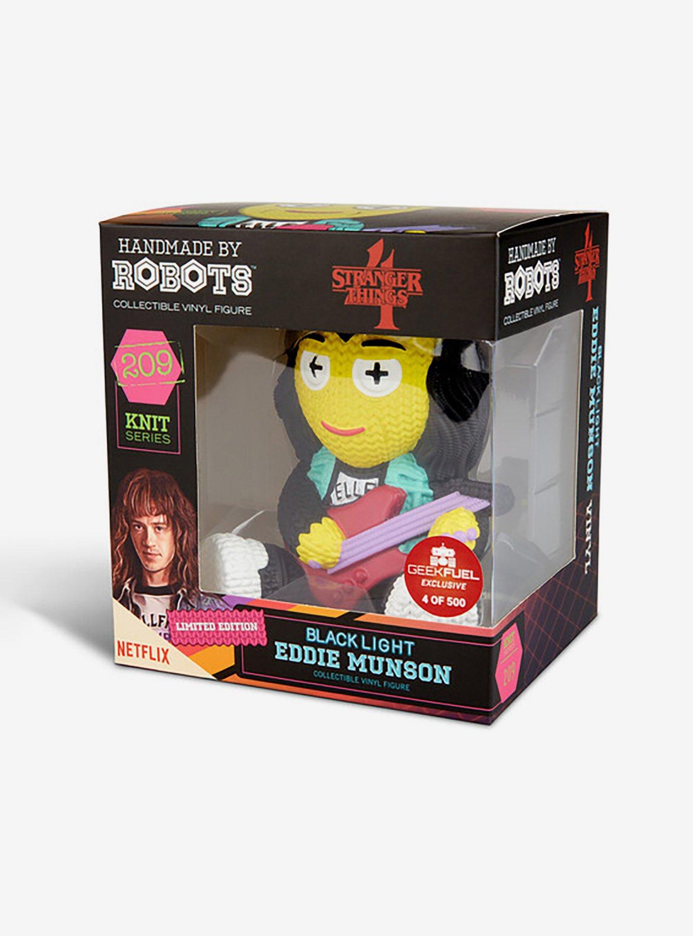 Stranger Things Eddie 209 Limited Edition Blacklight Handmade by Robots Vinyl Figure, , alternate