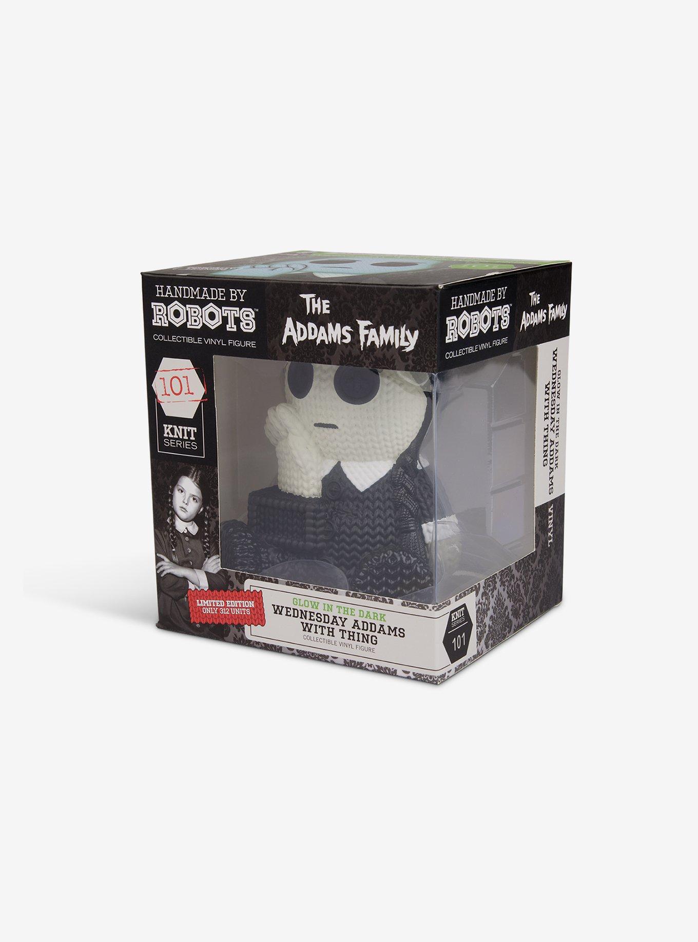 Addams Family Wednesday With Thing 101 Limited Edition Glow In The Dark Handmade by Robots Vinyl Figure, , alternate