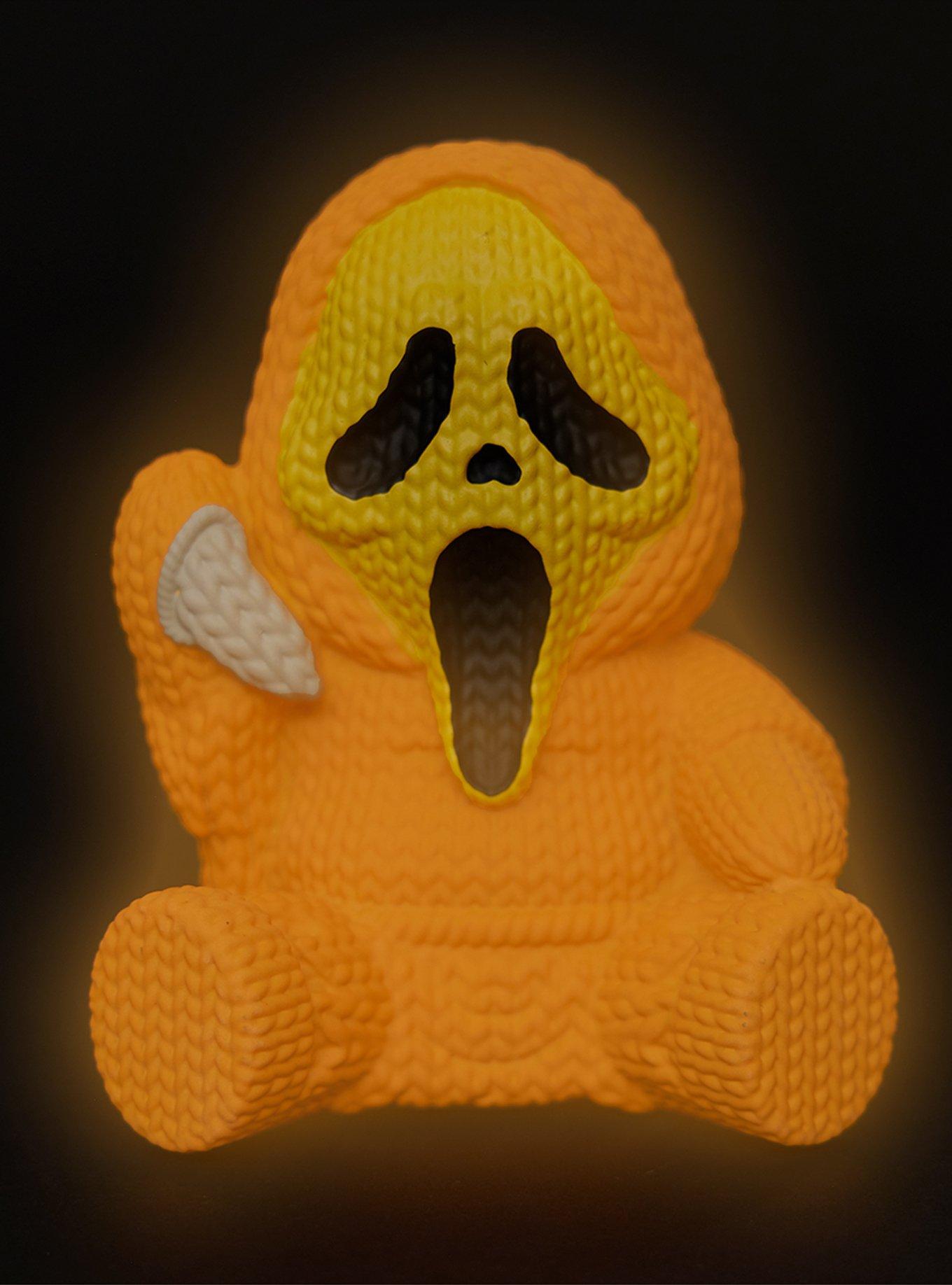 Scream Ghost Face 264 Limited Edition Pumpkin Orange Glow In The Dark Handmade by Robots Vinyl Figure