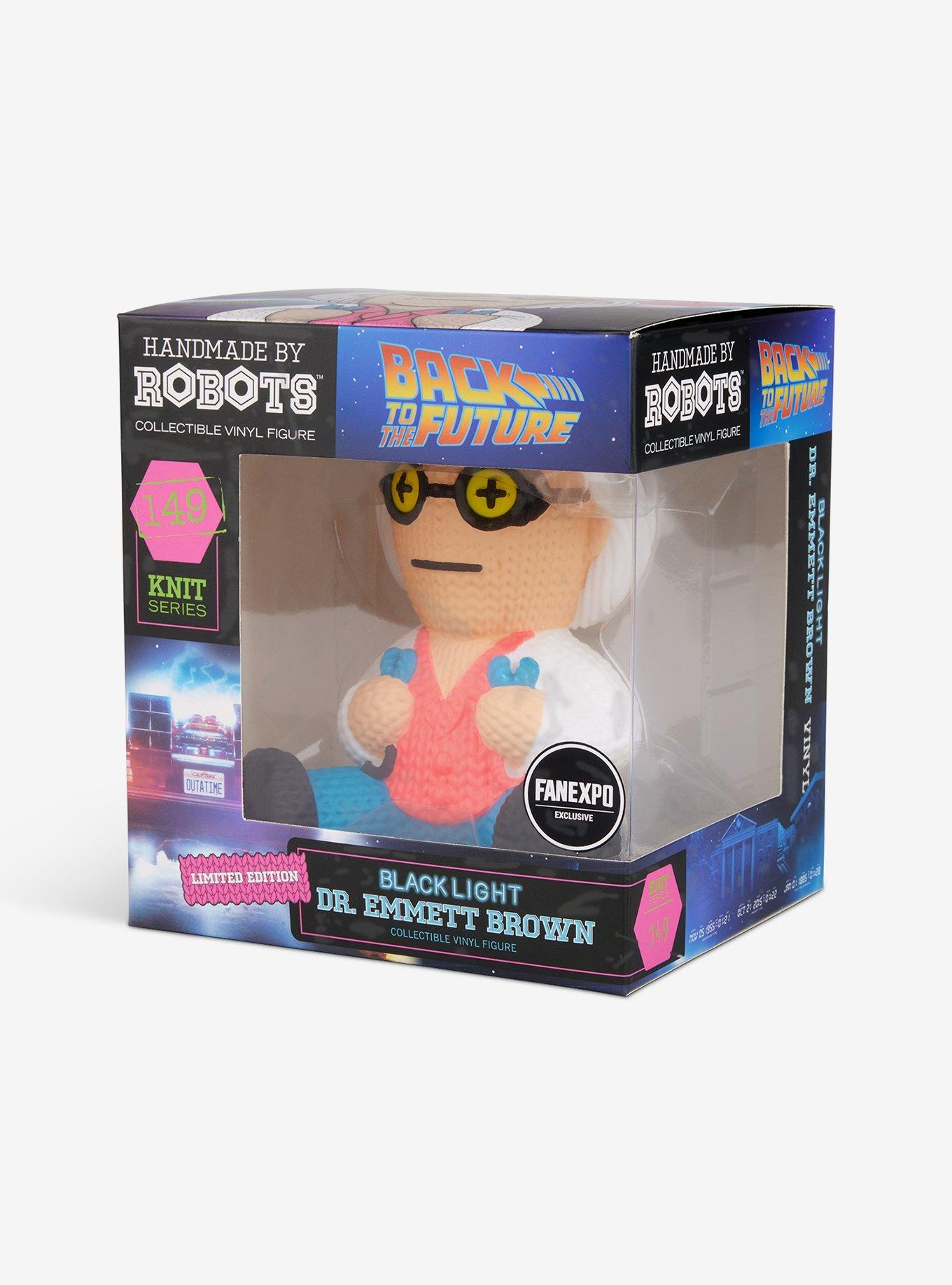Back to the Future Dr. Brown Cables 149 Limited Edition Blacklight Handmade by Robots Vinyl Figure, , alternate