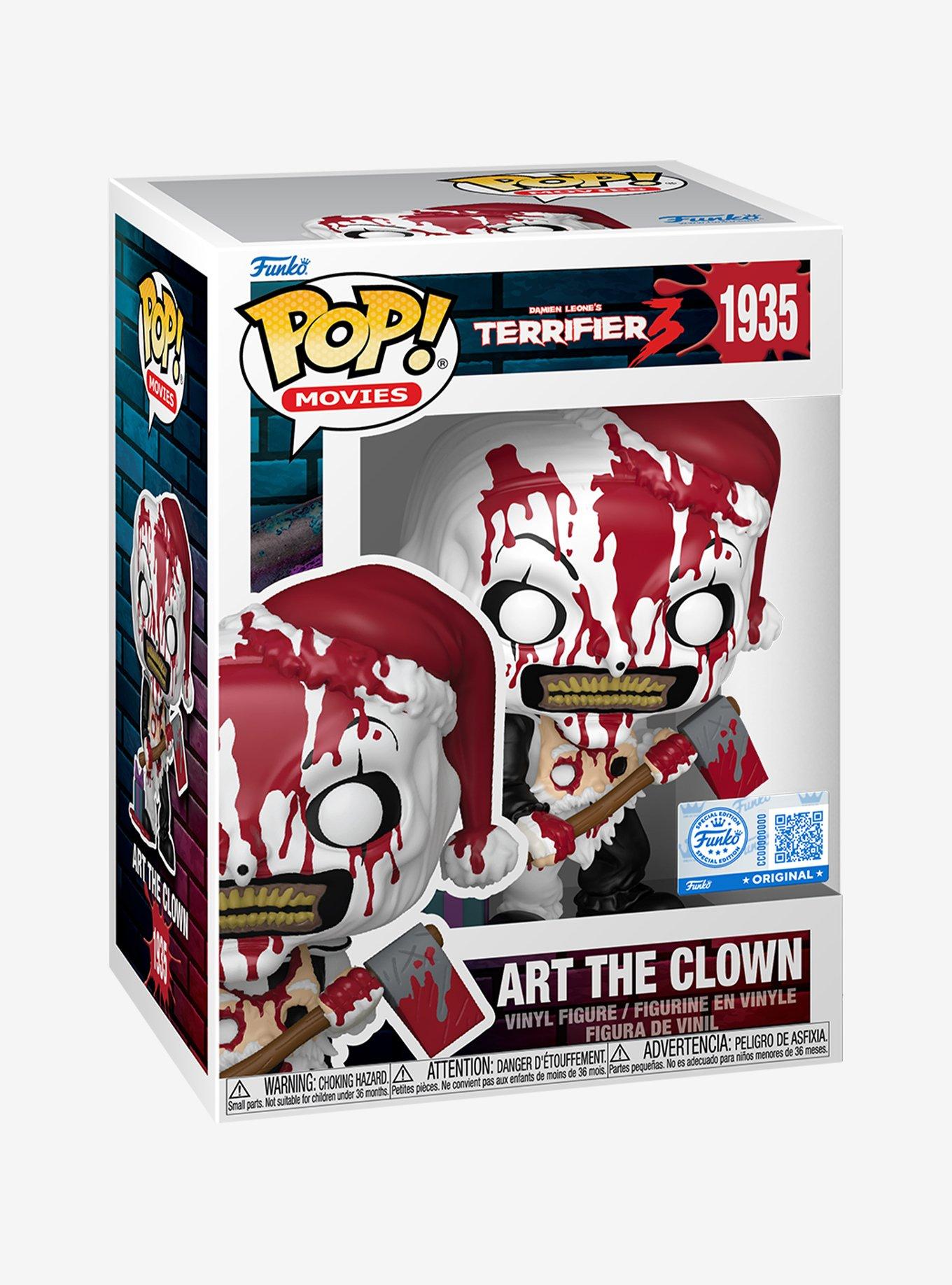Funko Terrifier 3 Pop! Movies Art The Clown Vinyl Figure Hot Topic Exclusive, , hi-res