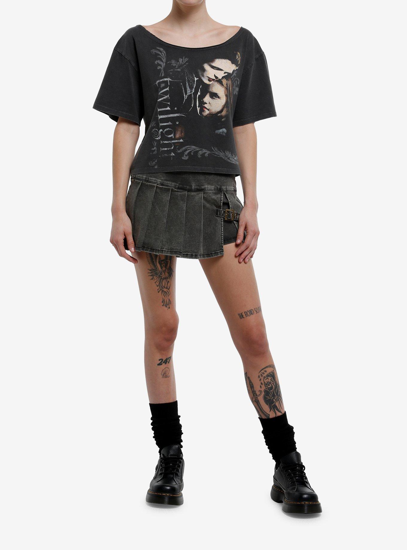 Twilight Jumbo Print Off-The-Shoulder Girls T-Shirt, , hi-res