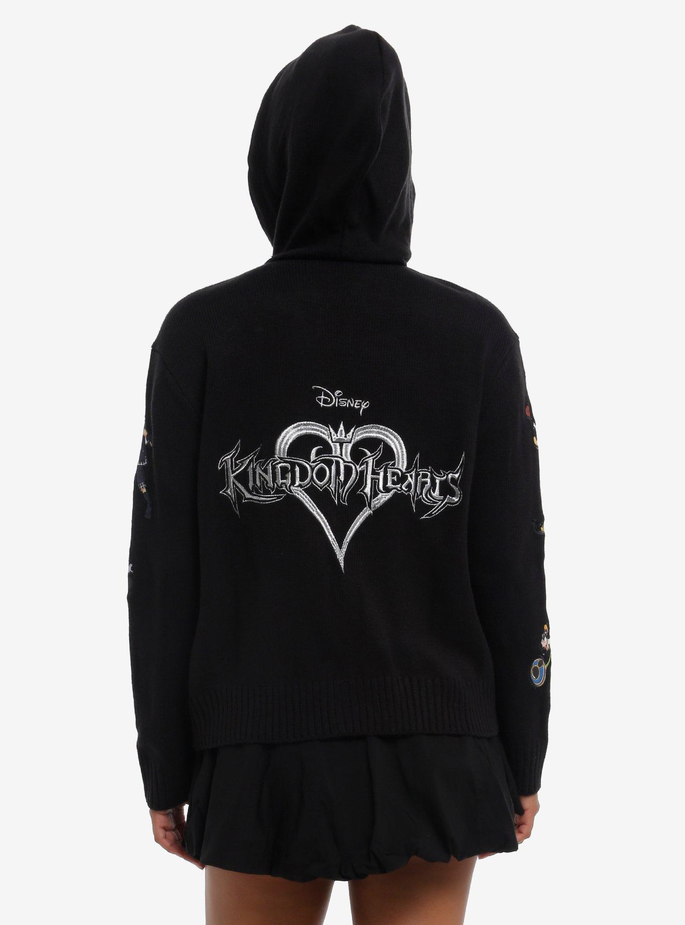 Disney Kingdom Hearts Character Patch Girls Hoodie, , hi-res