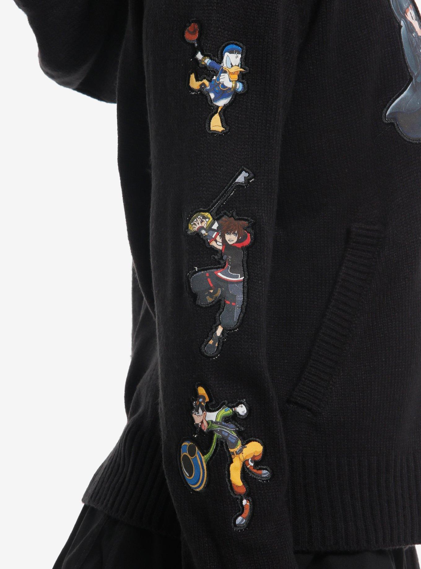 Disney Kingdom Hearts Character Patch Girls Hoodie, MULTI, alternate