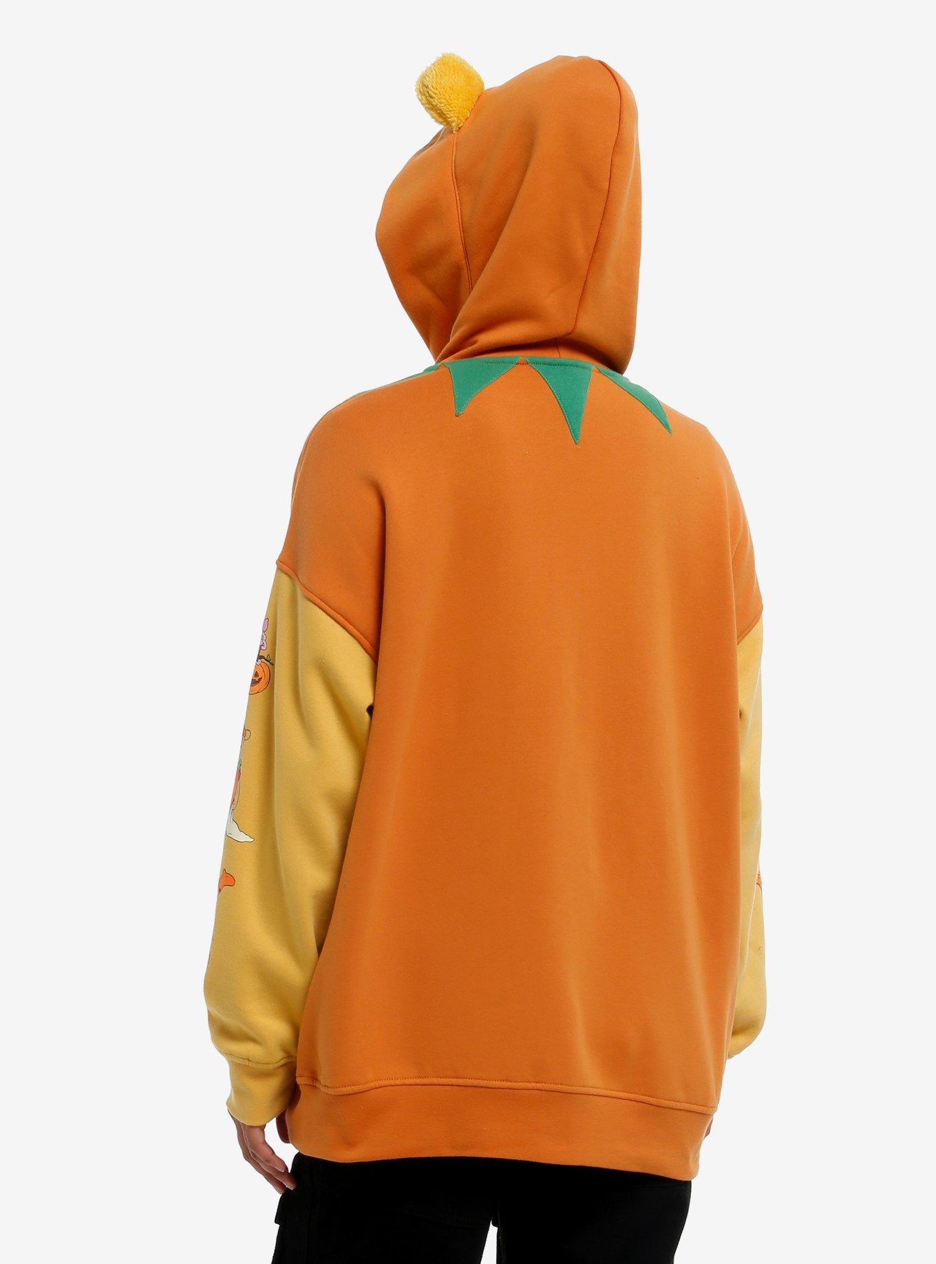 Disney Winnie The Pooh Pumpkin Costume Girls Hoodie, ORANGE, alternate
