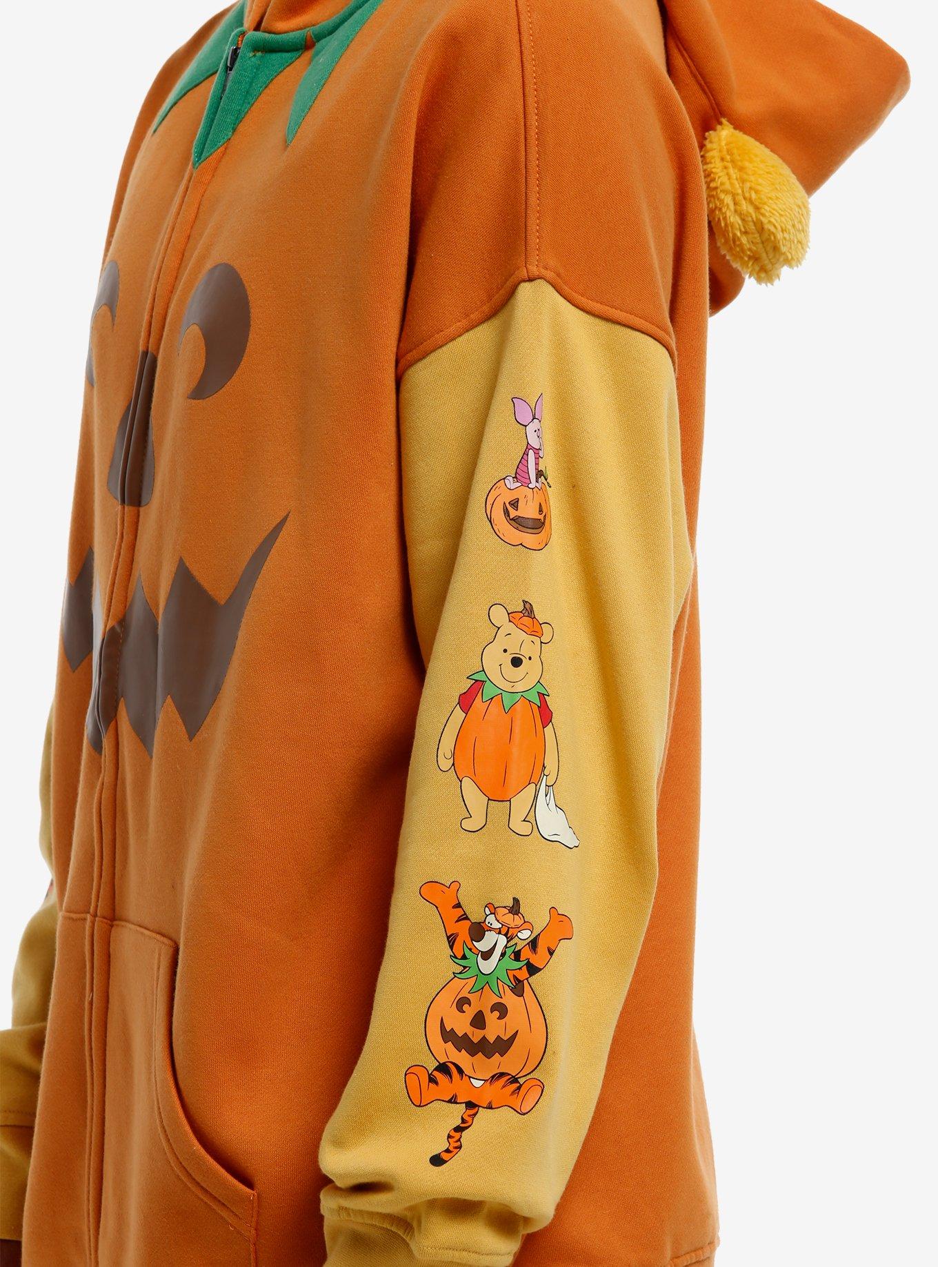 Disney Winnie The Pooh Pumpkin Costume Girls Hoodie, ORANGE, alternate
