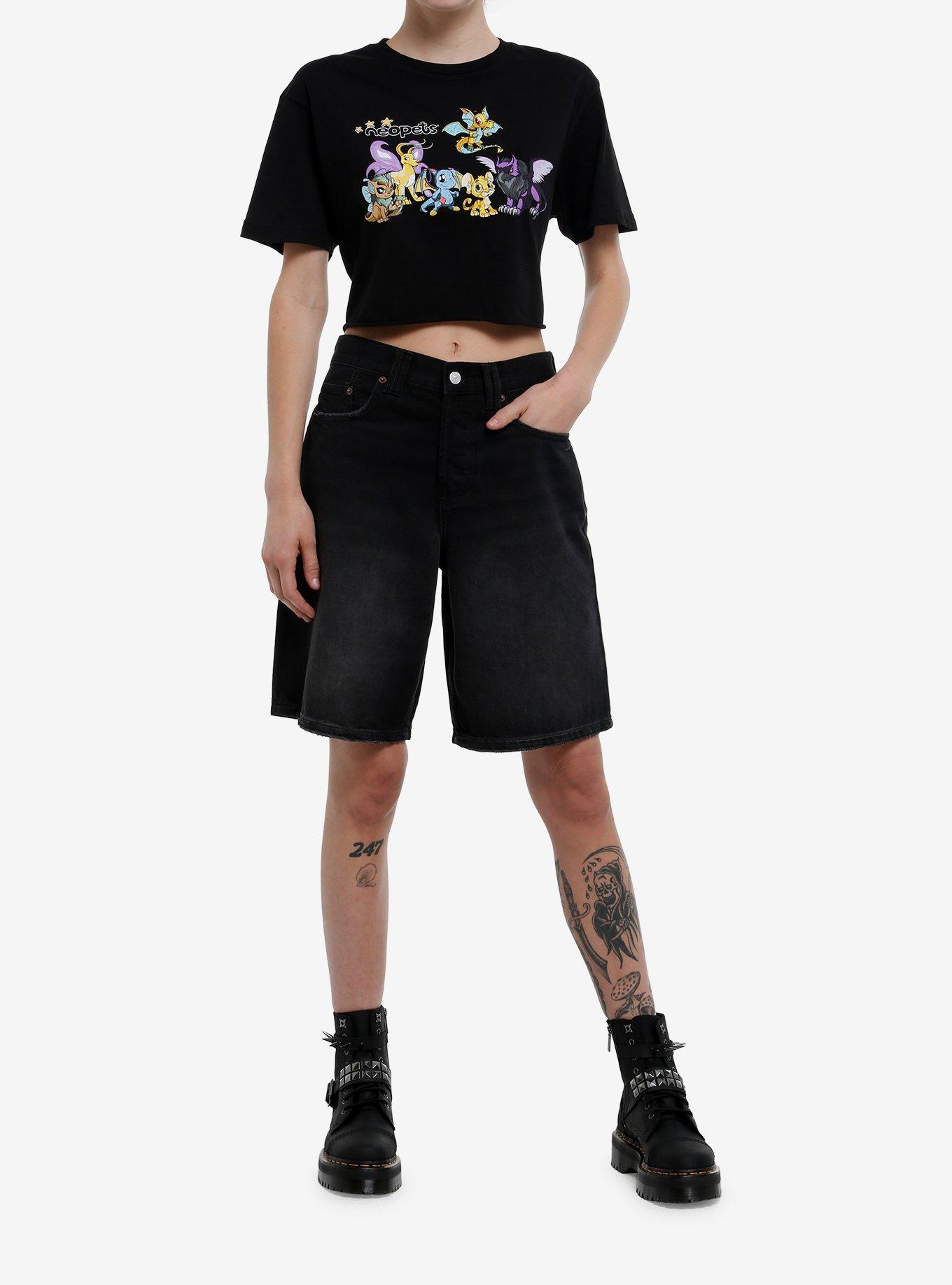 Neopets Group Girls Crop T-Shirt, , hi-res