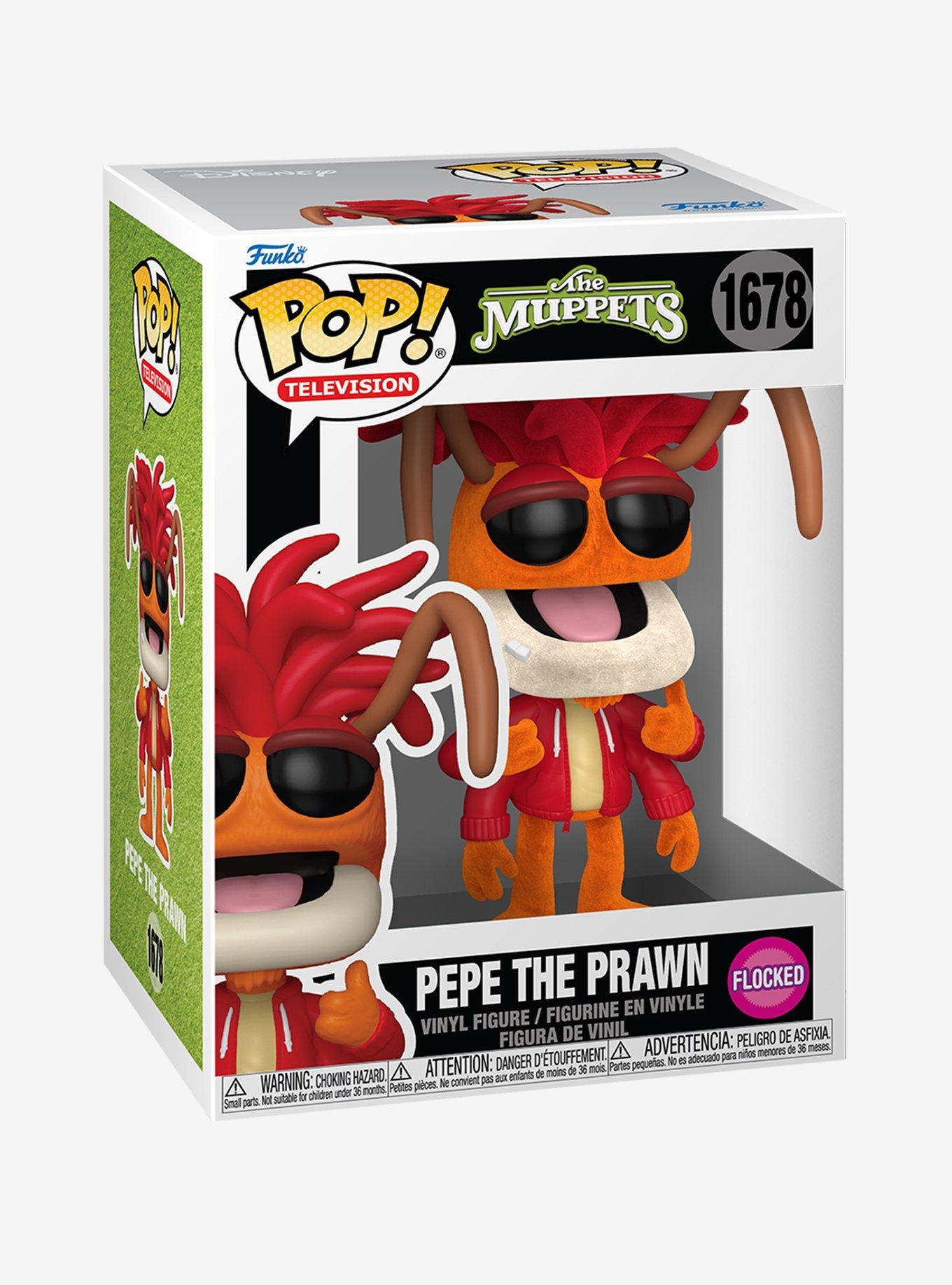 Funko Disney The Muppets Pop! Television Pepe The Prawn Flocked Vinyl Figure, , hi-res
