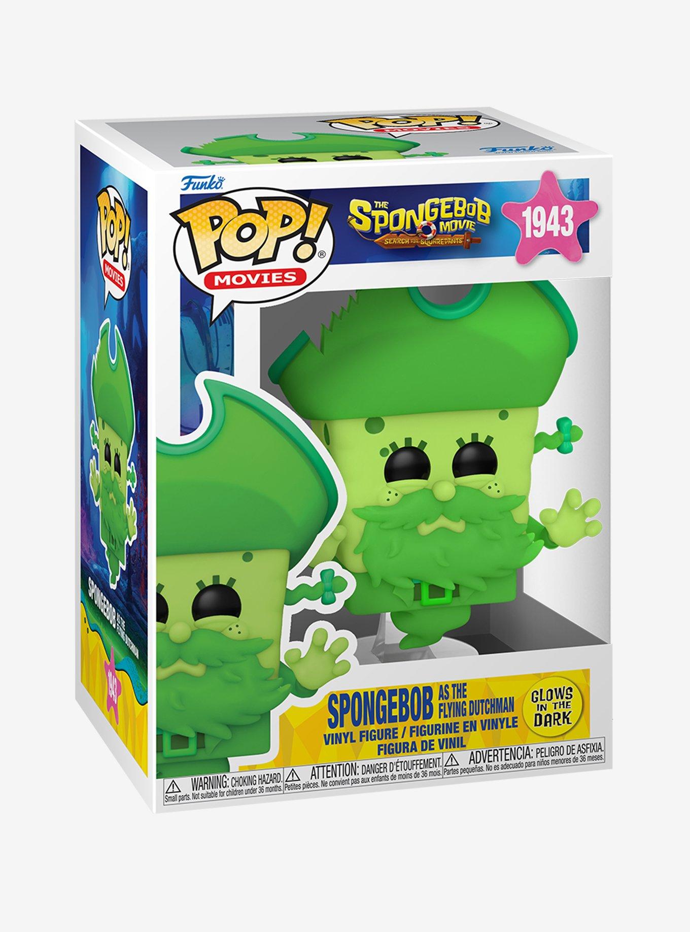 Funko The SpongeBob Movie: Search For SquarePants Pop! Movies SpongeBob As The Flying Dutchman Glow-In-The-Dark Vinyl Figure, , alternate