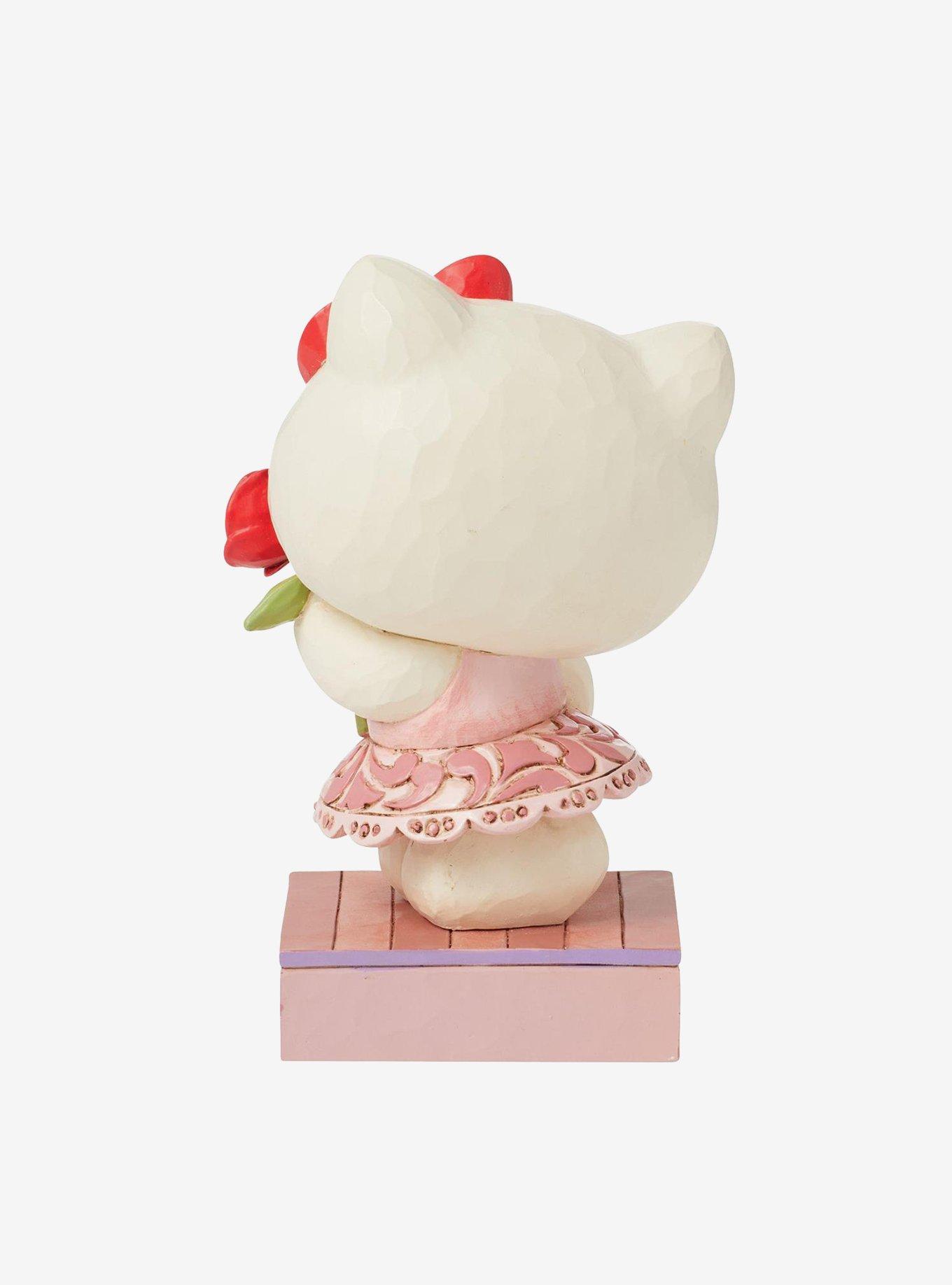 Hello Kitty with Rose Jim Shore Figure, , hi-res