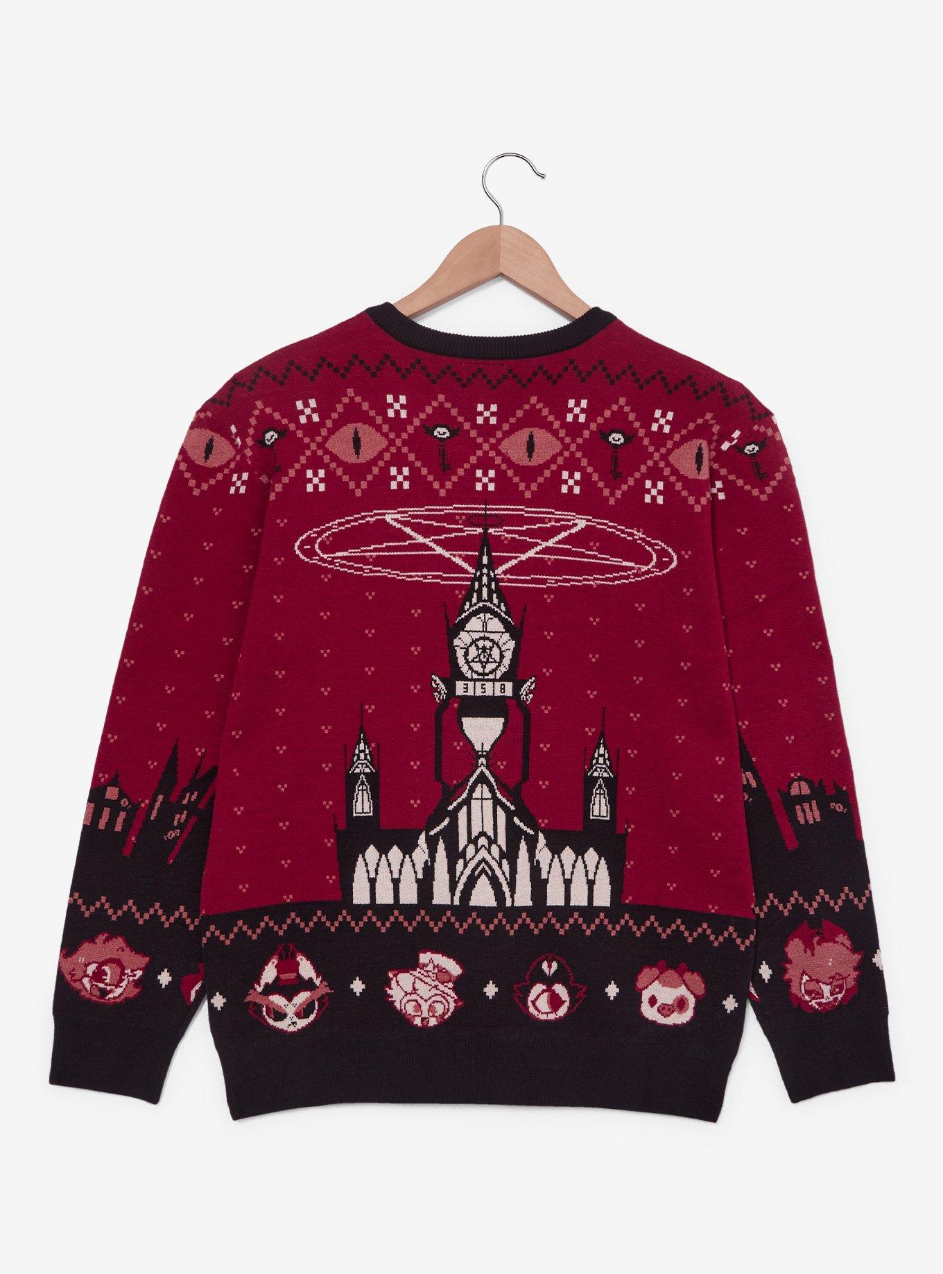 Hazbin Hotel Holiday Sweater — BoxLunch Exclusive, , hi-res