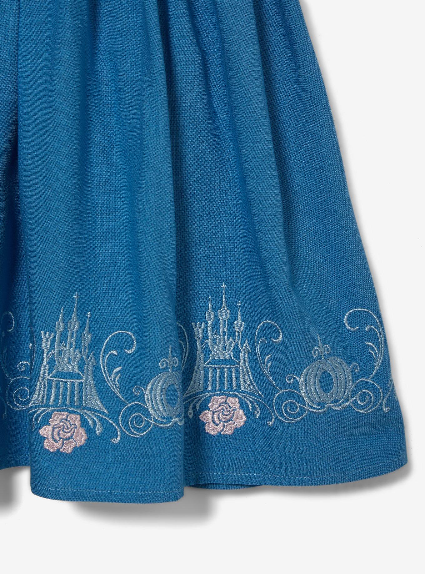 Disney Cinderella Toddler Long Sleeve T-Shirt and  Dress Set - BoxLunch Exclusive, BLUE, alternate