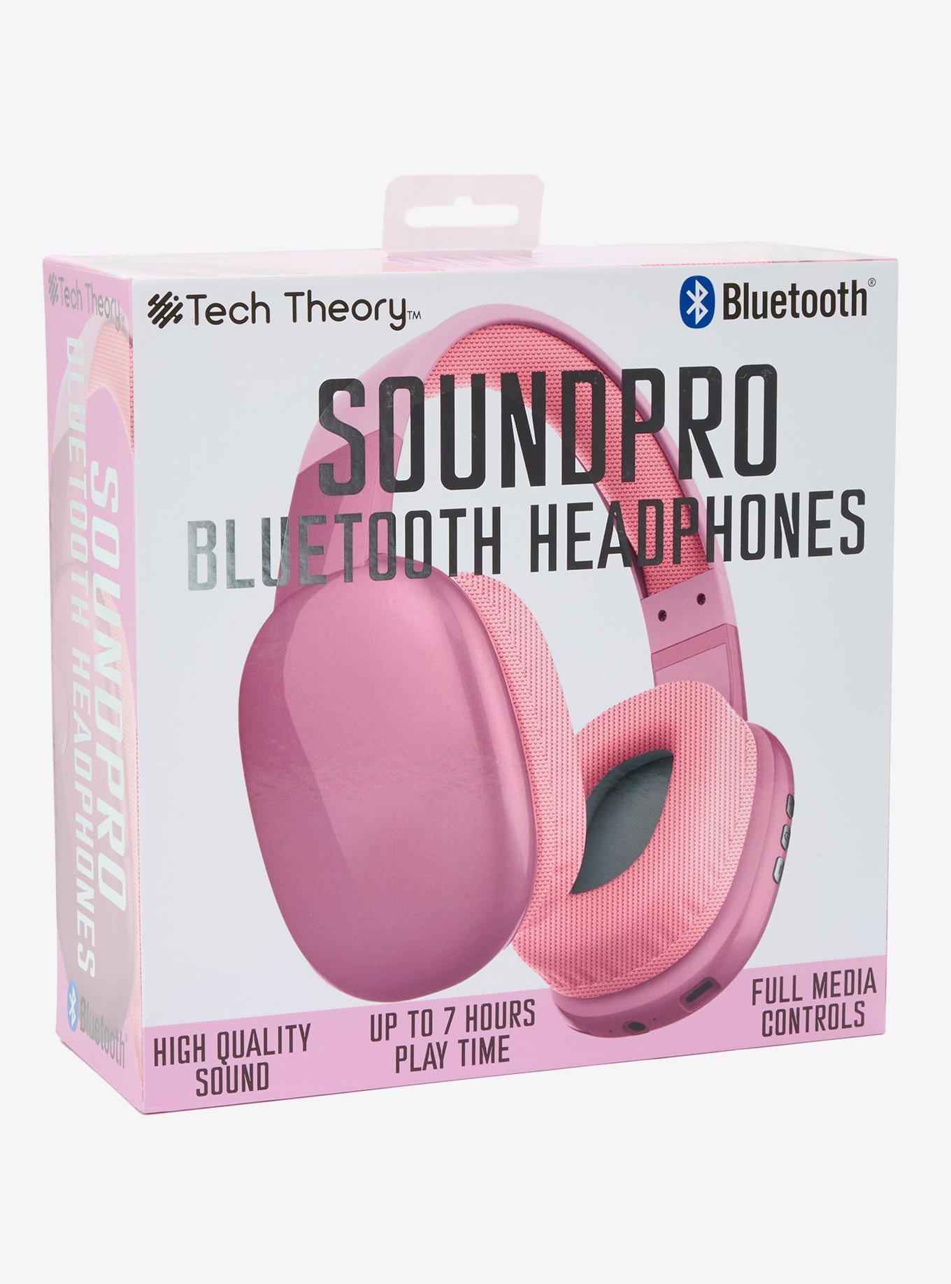 Tech Theory SoundPro Pink Bluetooth Headphones, , alternate