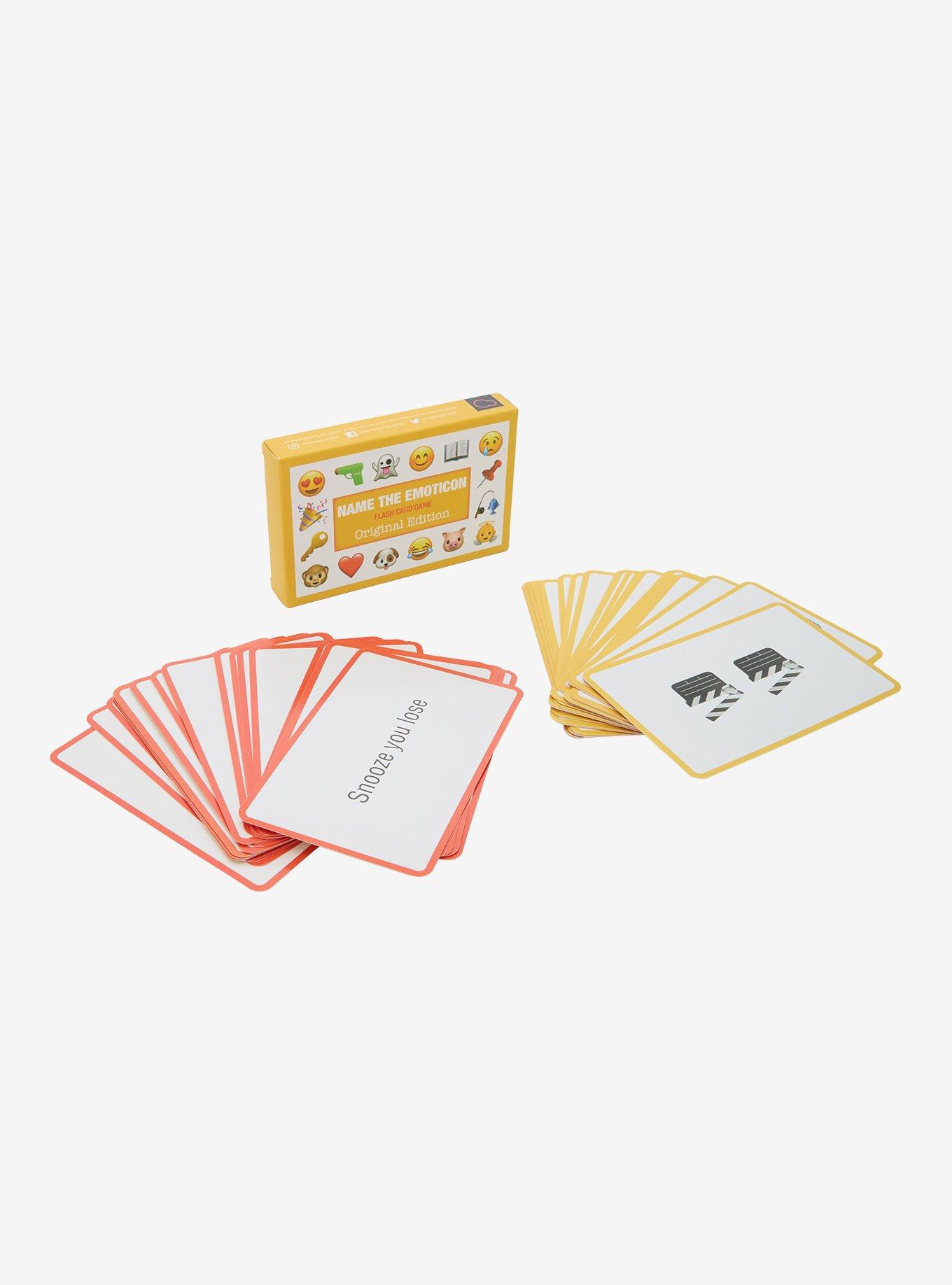 Name The Emoticon Original Edition Flash Card Game, , hi-res