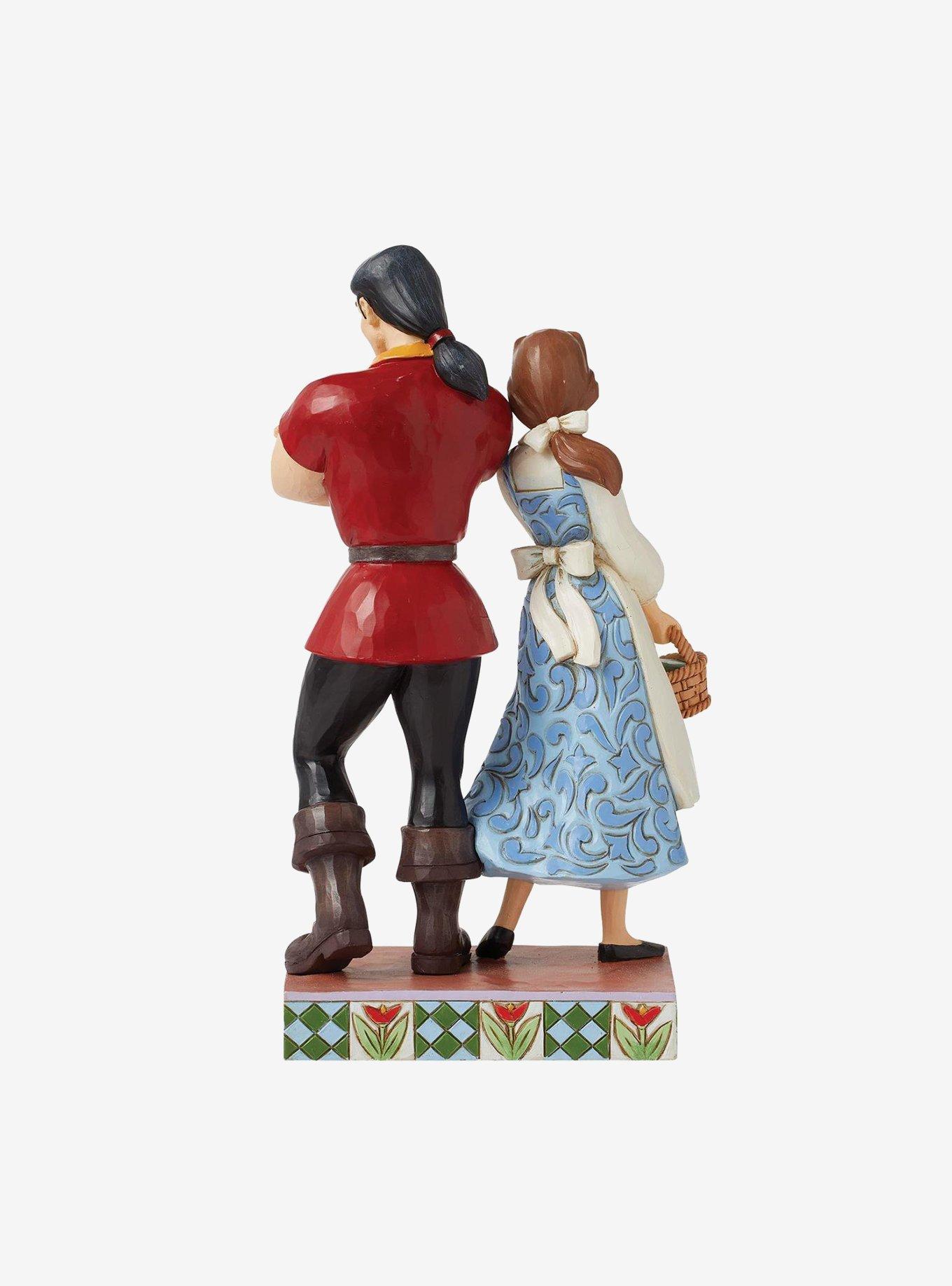 Disney Beauty and The Beast Gaston vs Belle Jim Shore Figurine, , hi-res