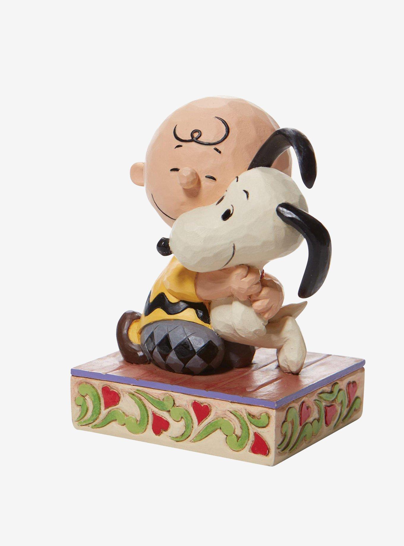 Peanuts Charlie & Snoopy Hugging Jim Shore Figurine, , hi-res