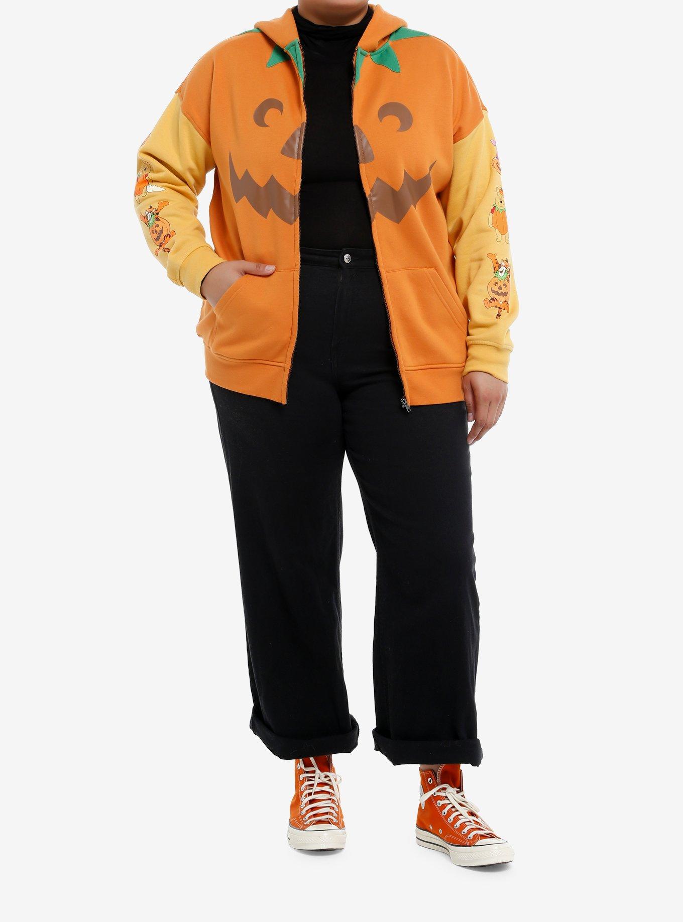 Disney Winnie The Pooh Pumpkin Costume Hoodie Plus Size, , hi-res