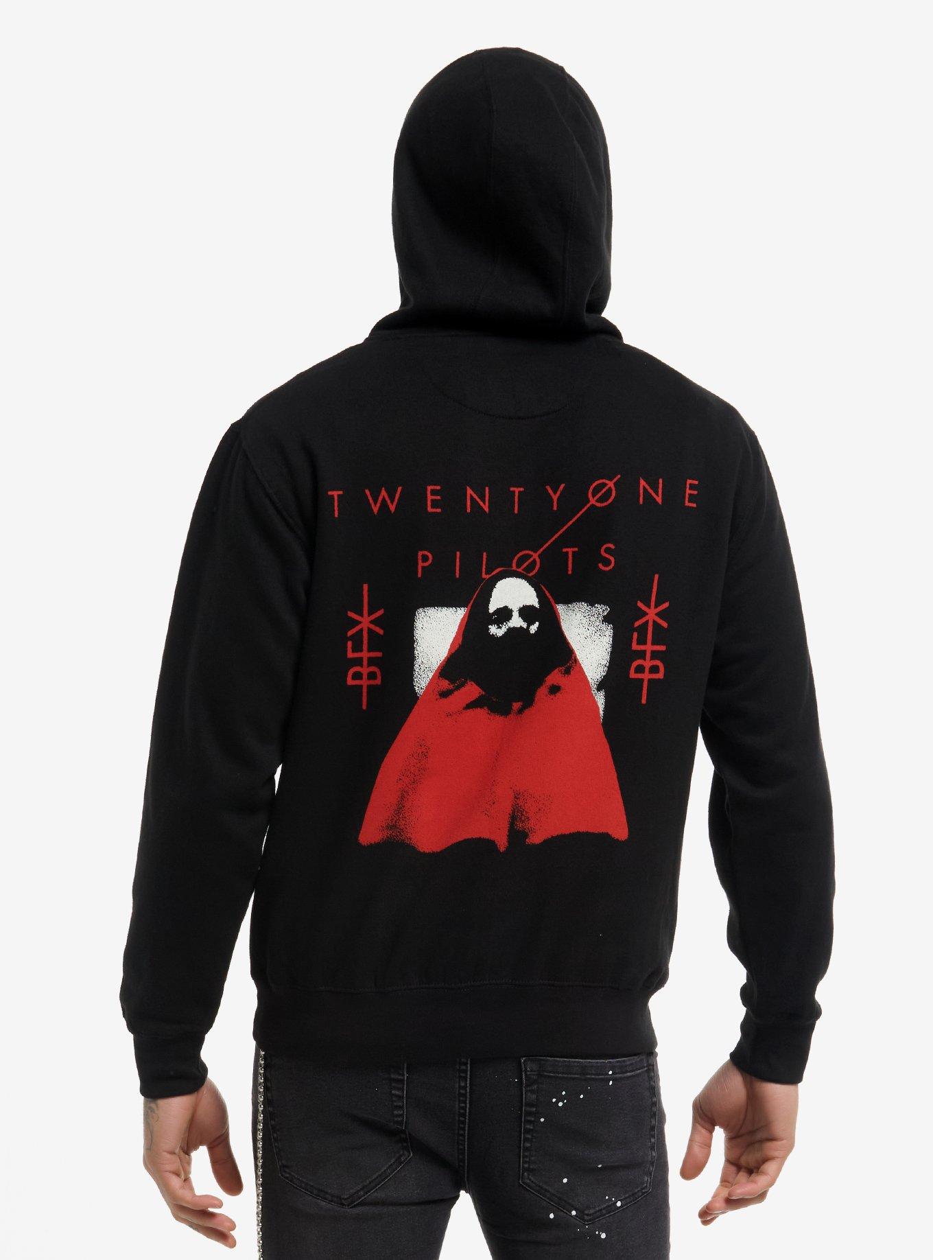 Twenty One Pilots Blurryface Anniversary Hoodie, BLACK, alternate
